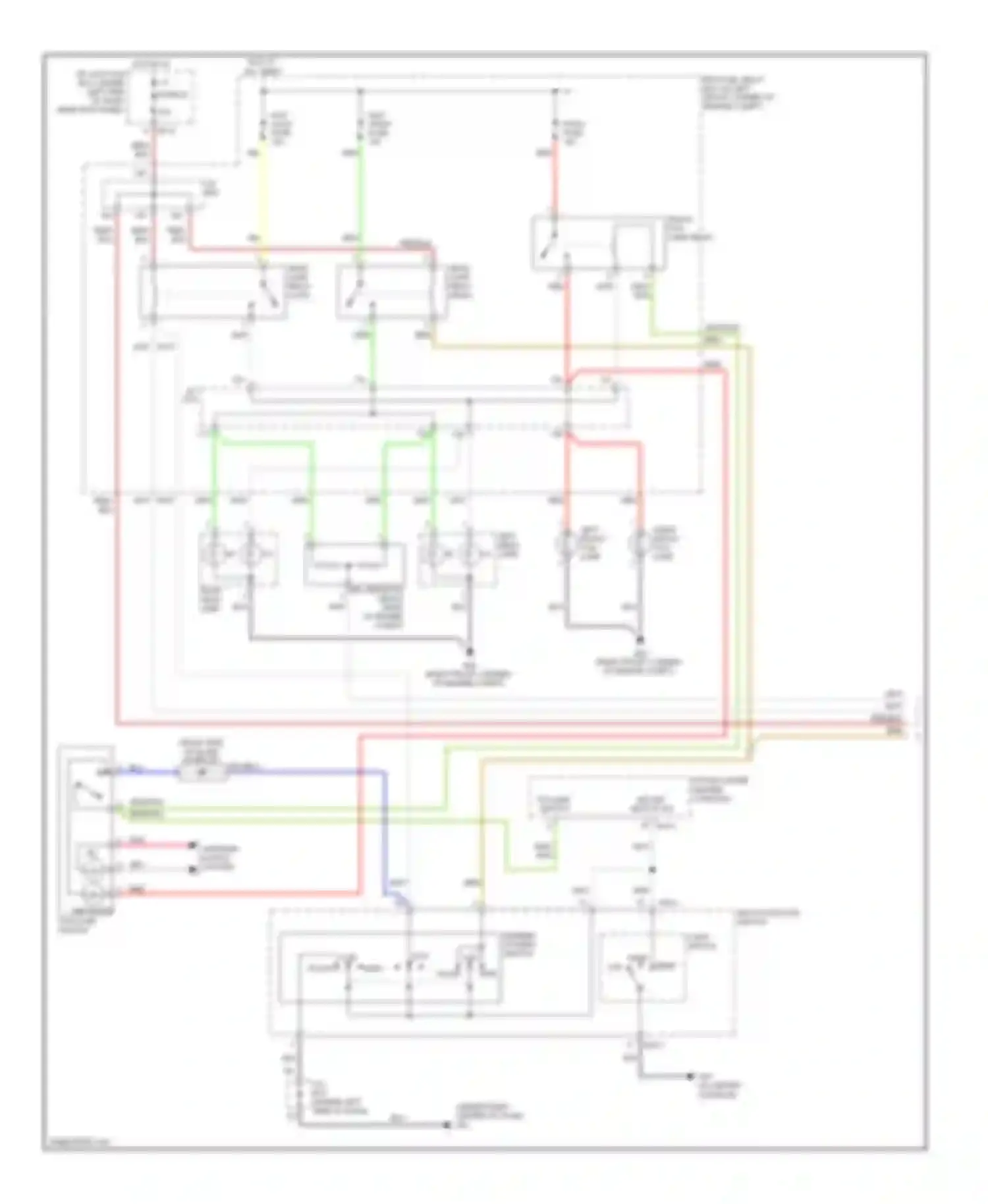 Tucson Hyundai I (2004-2011): Headlights circuit, with drl (1 of 2)