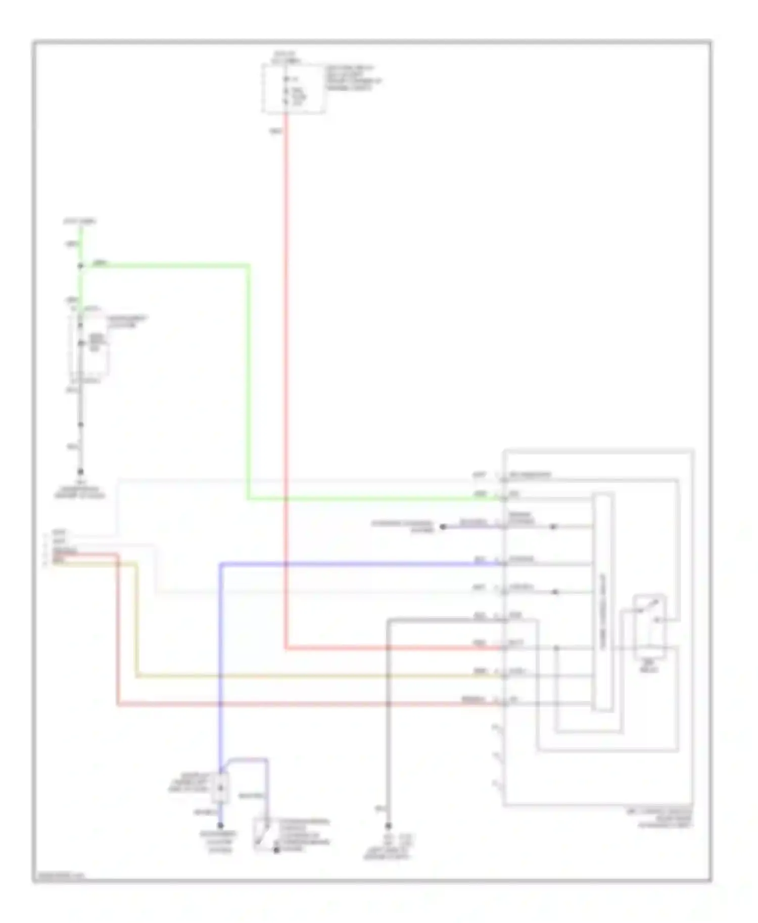 Tucson Hyundai I (2004-2011): Headlights circuit, with drl (2 of 2)