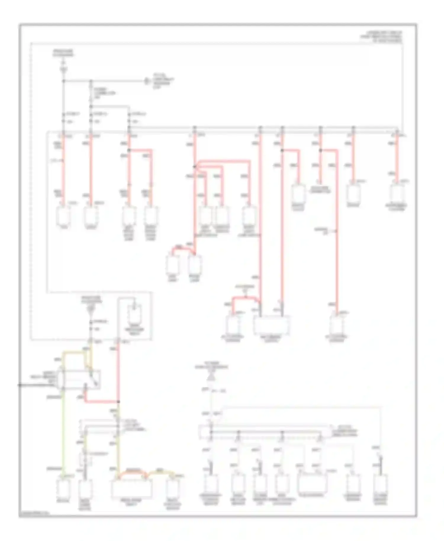 Tucson Hyundai I (2004-2011): Power distribution circuit (4 of 6)