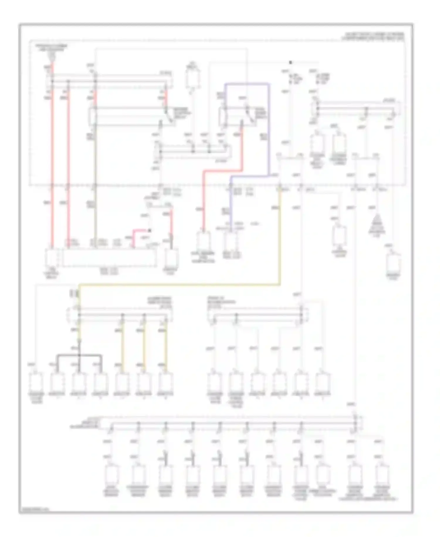 Tucson Hyundai I (2004-2011): Power distribution circuit (5 of 6)