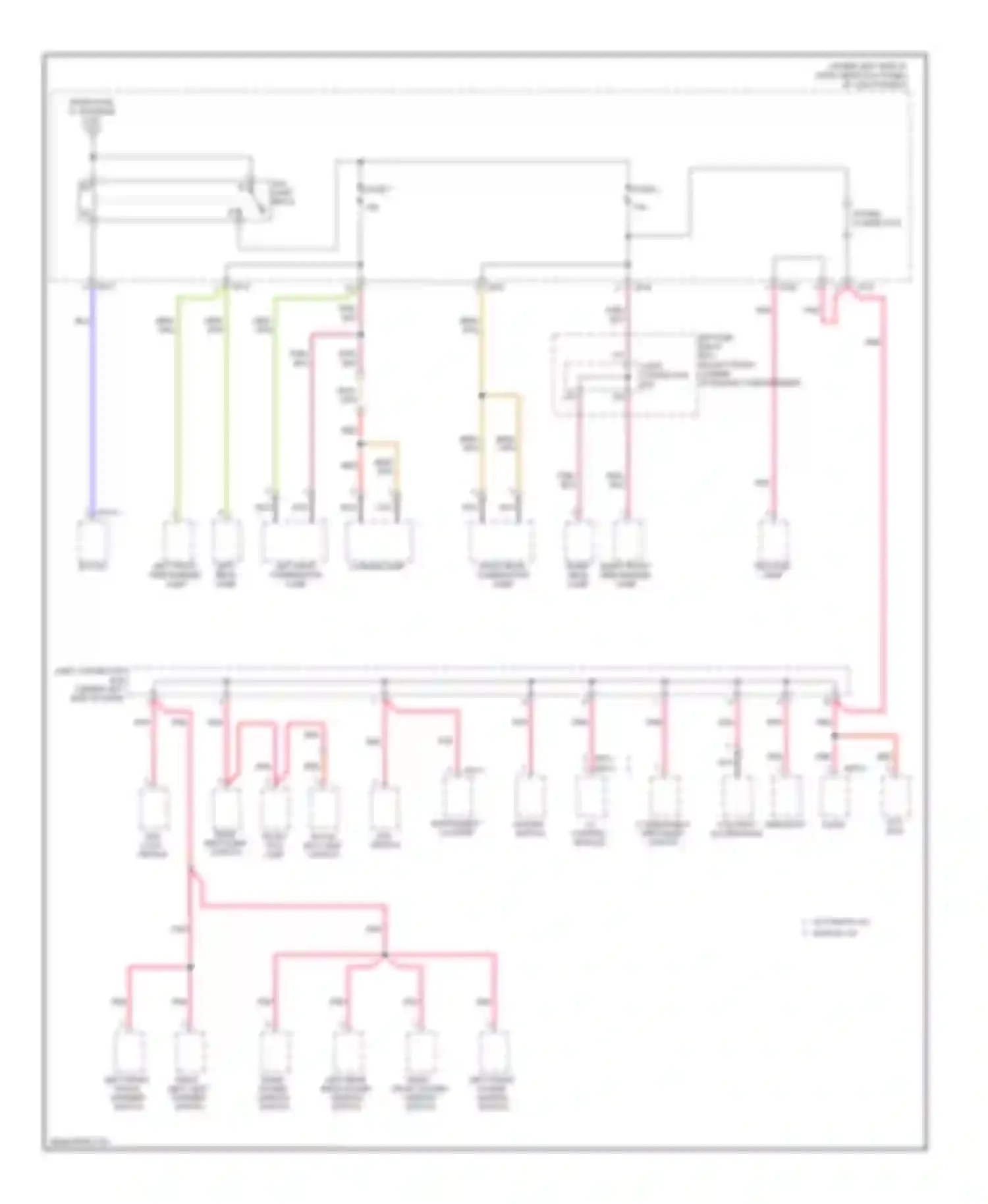 Tucson Hyundai I (2004-2011): Power distribution circuit (6 of 6)