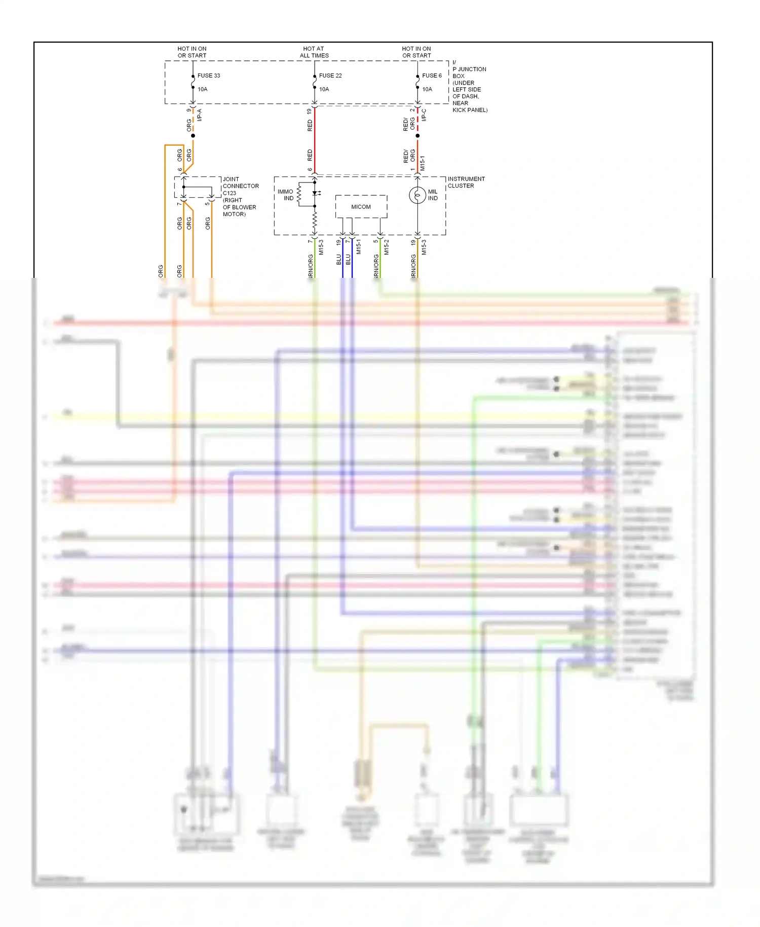 Wiring diagram blu for Hyundai Tucson I (2004-2011) (16 of 46)