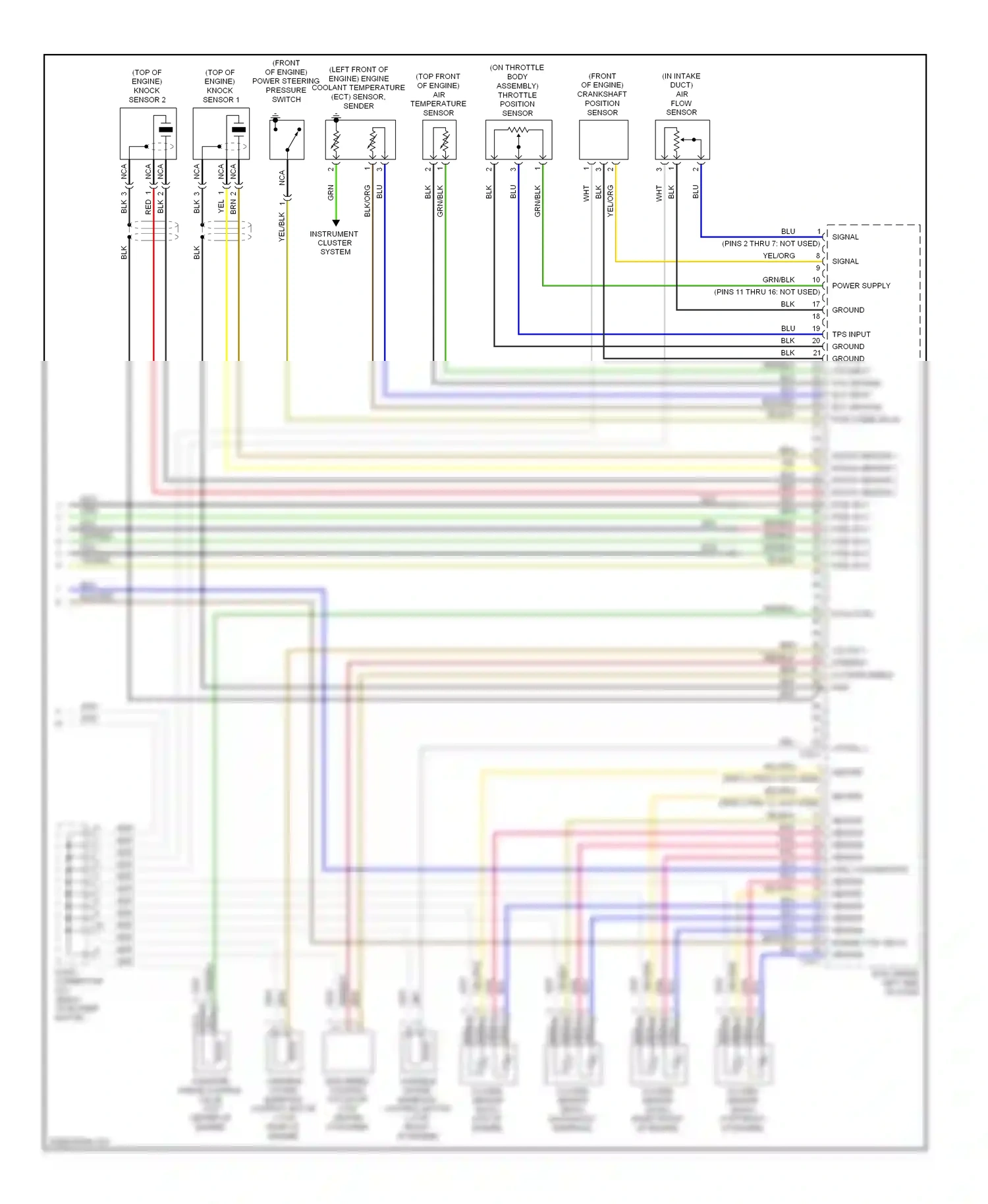 Wiring diagram blu for Hyundai Tucson I (2004-2011) (20 of 46)