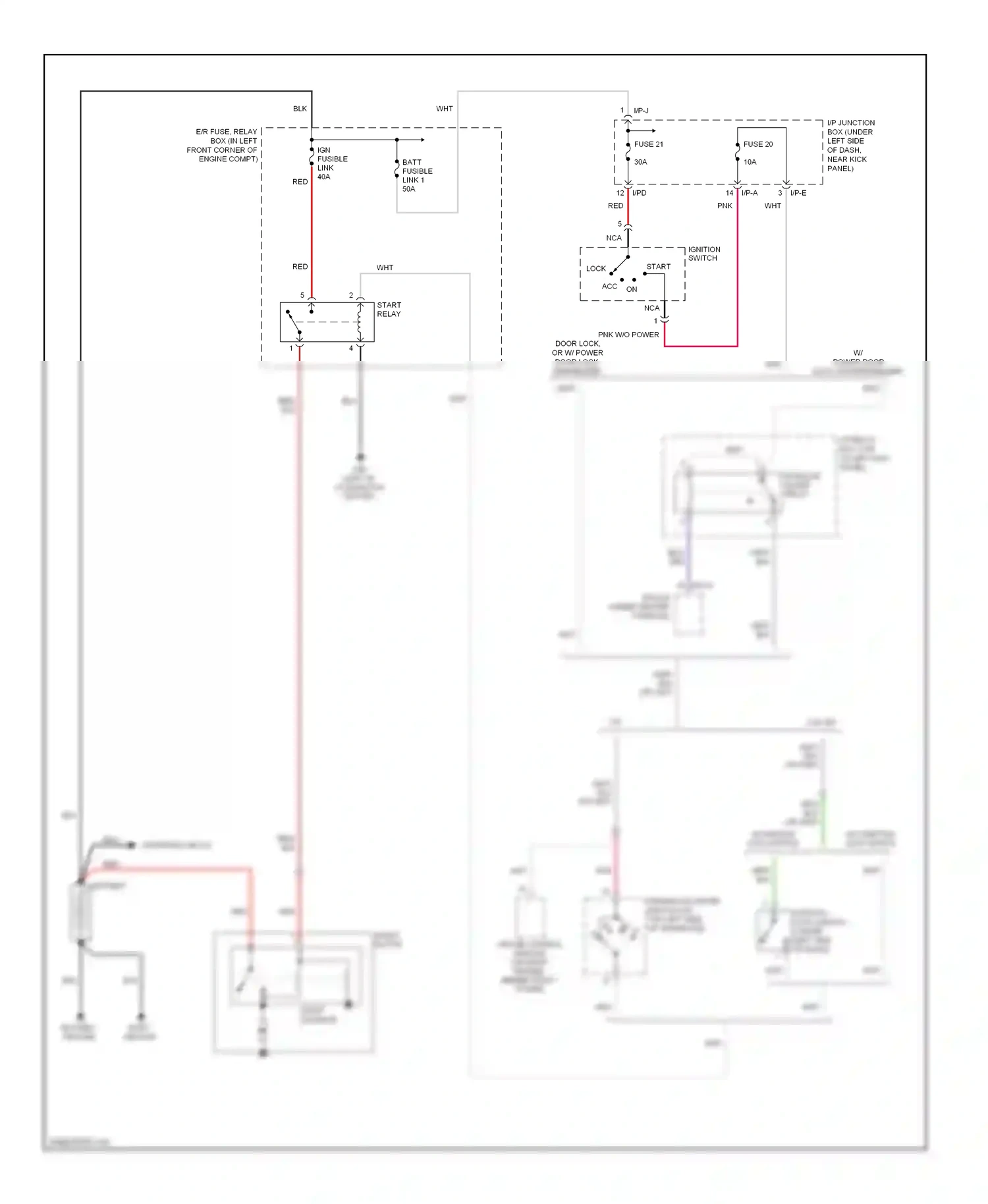 Wiring diagram i/p-e for Hyundai Tucson I (2004-2011) (18 of 19)