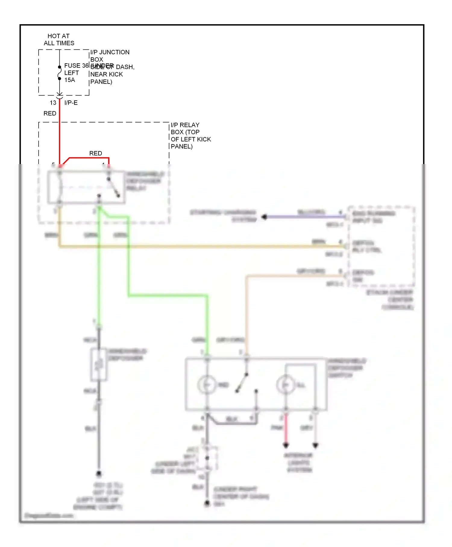 Wiring diagram nca for Hyundai Tucson I (2004-2011) (13 of 42)