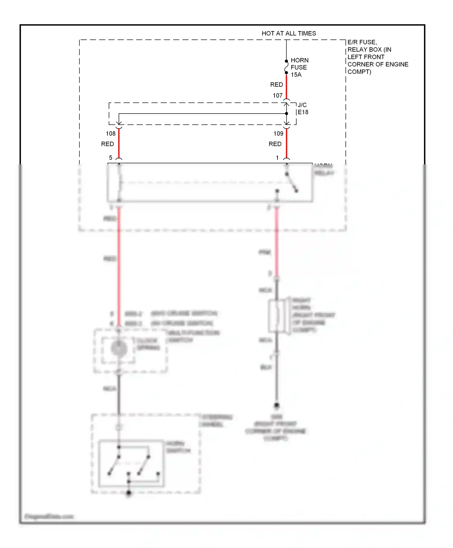 Wiring diagram nca for Hyundai Tucson I (2004-2011) (26 of 42)