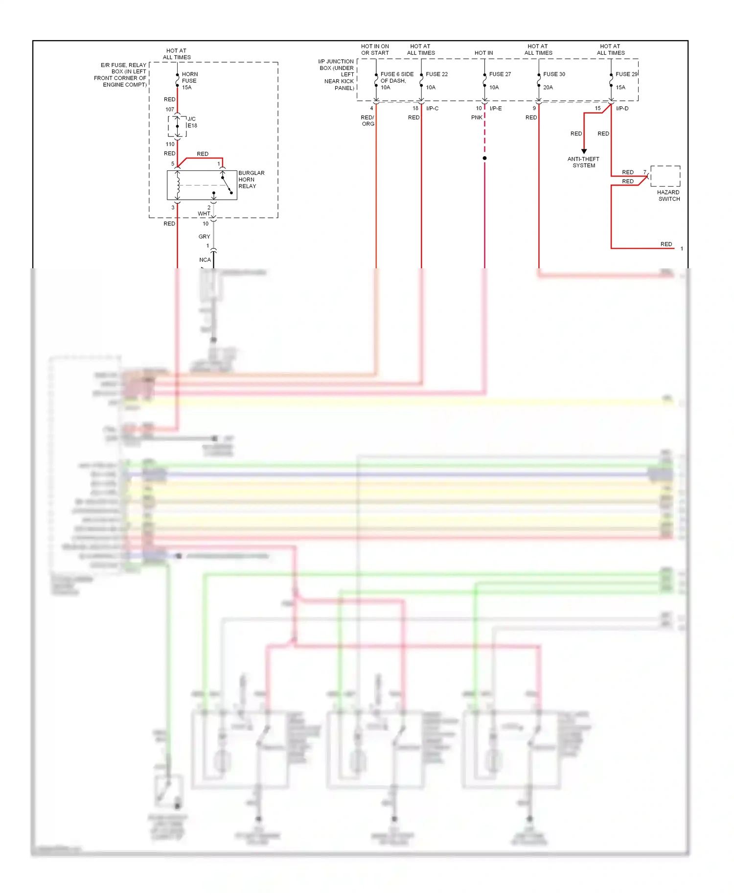 Wiring diagram nca for Hyundai Tucson I (2004-2011) (8 of 42)