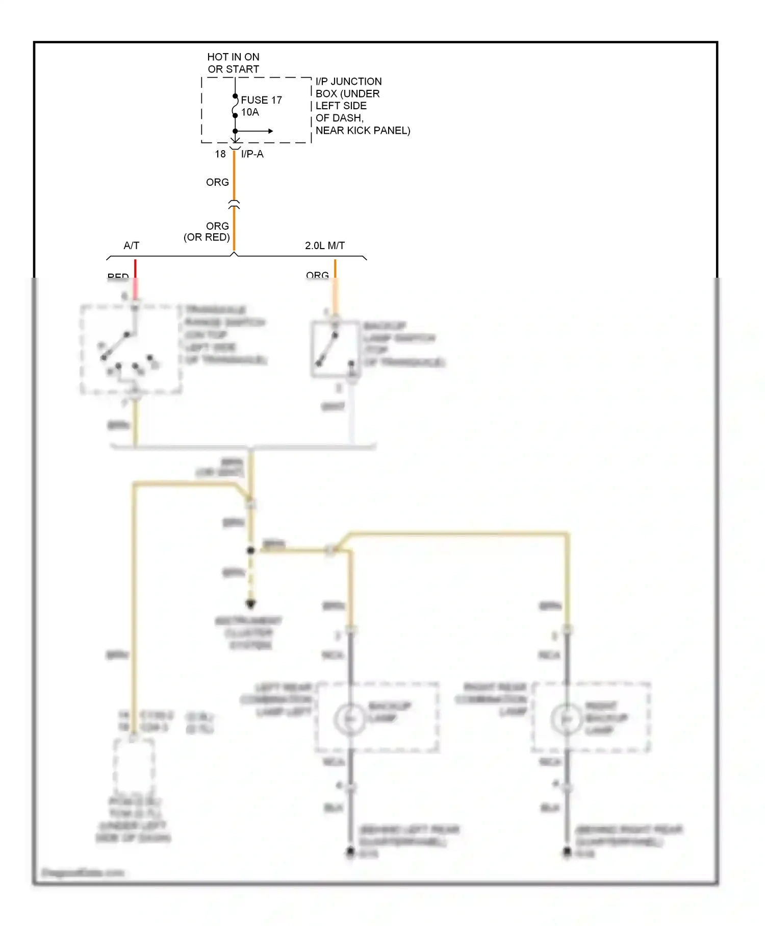 Wiring diagram nca for Hyundai Tucson I (2004-2011) (11 of 42)