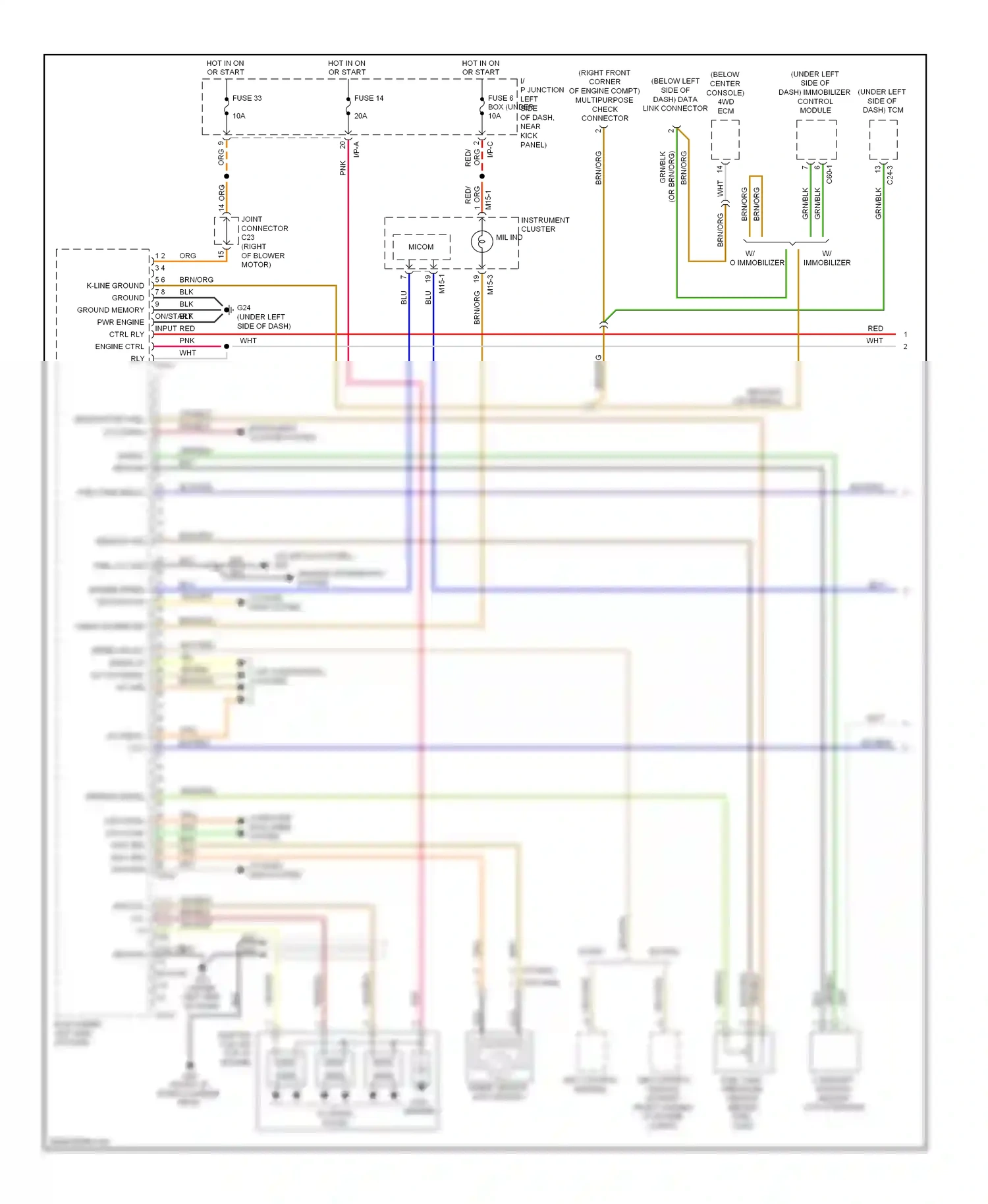 Wiring diagram nca for Hyundai Tucson I (2004-2011) (18 of 42)