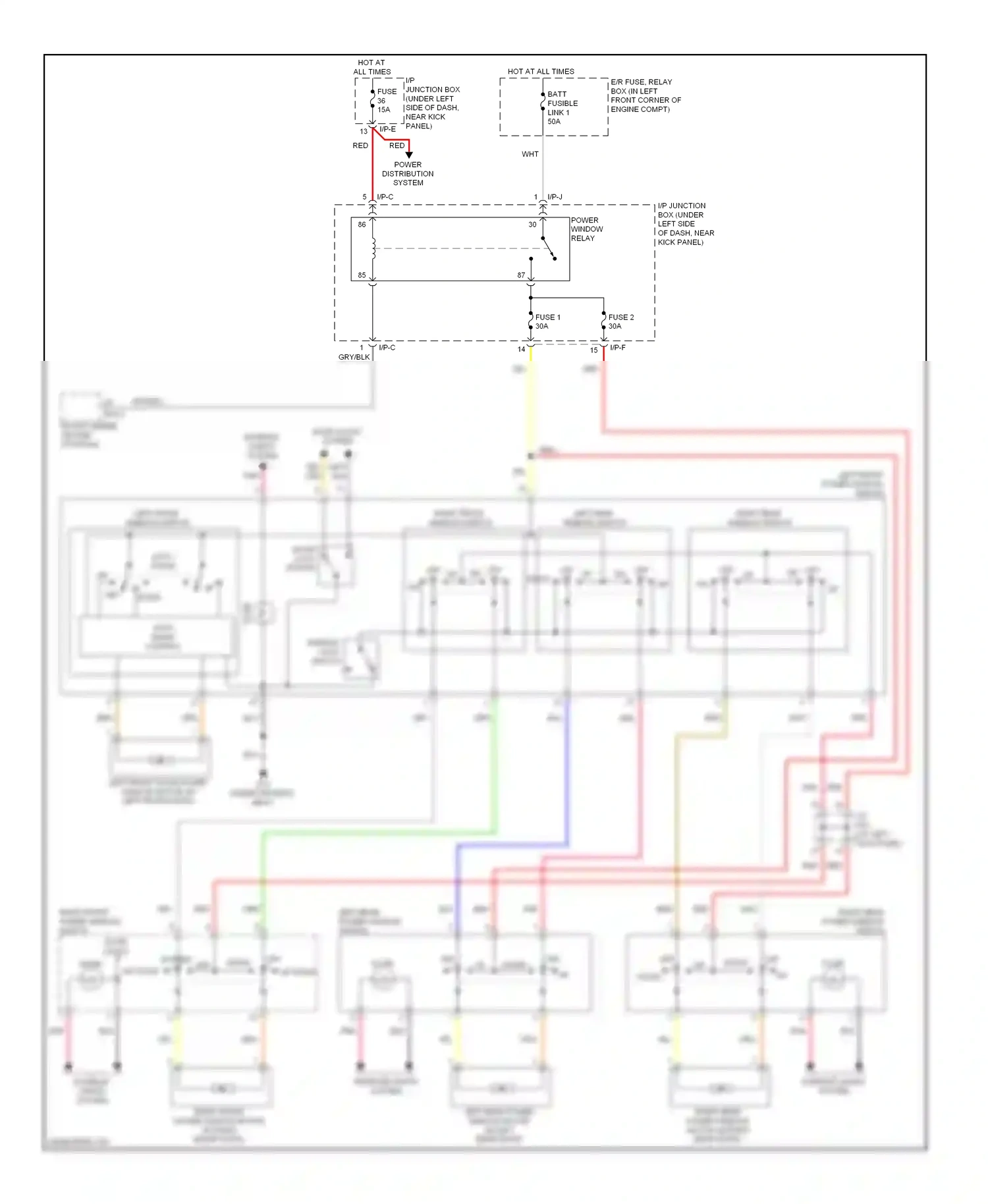 Wiring diagram off dn for Hyundai Tucson I (2004-2011) (1 of 1)