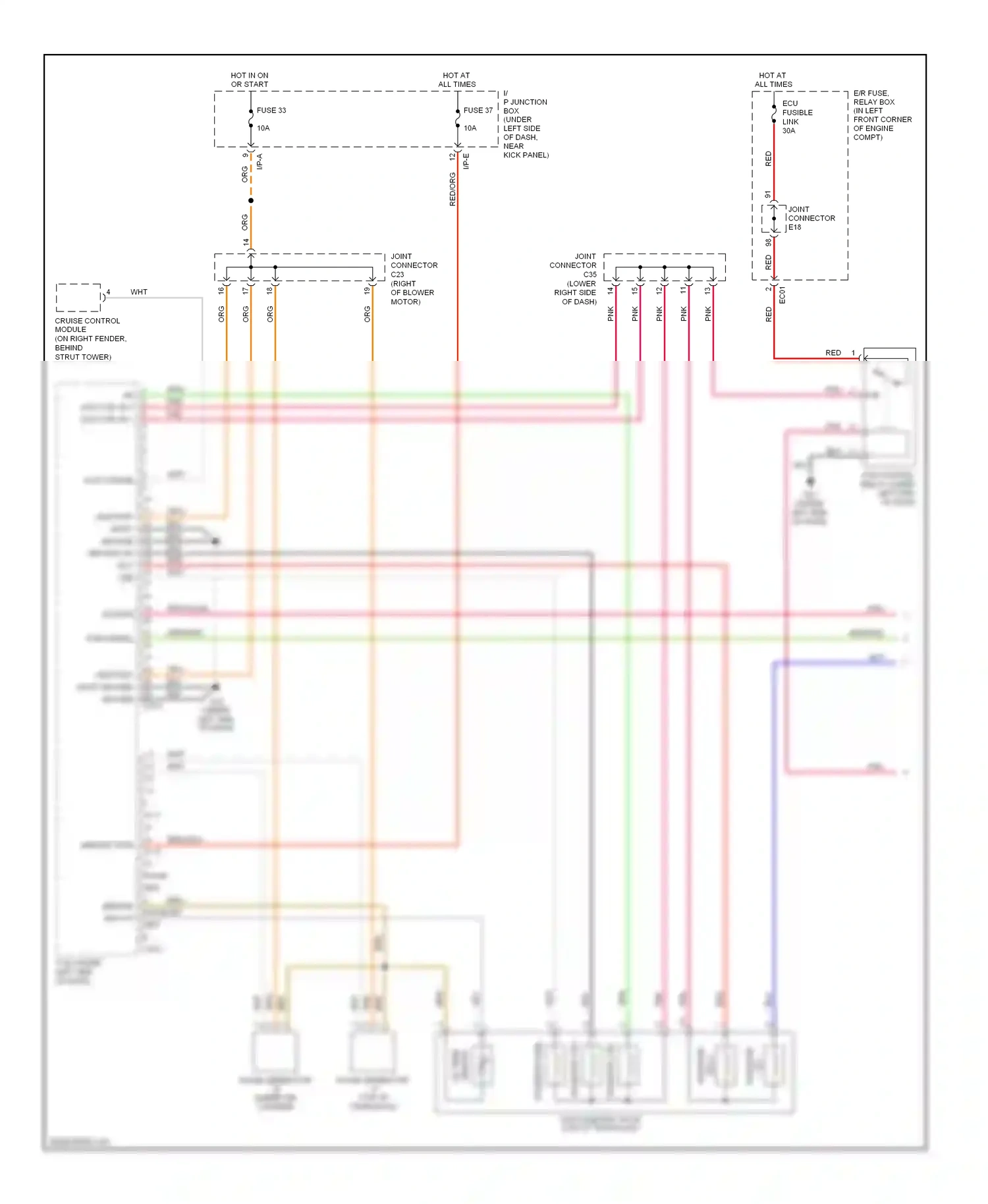 Wiring diagram pnk flash source for Hyundai Tucson I (2004-2011) (1 of 1)
