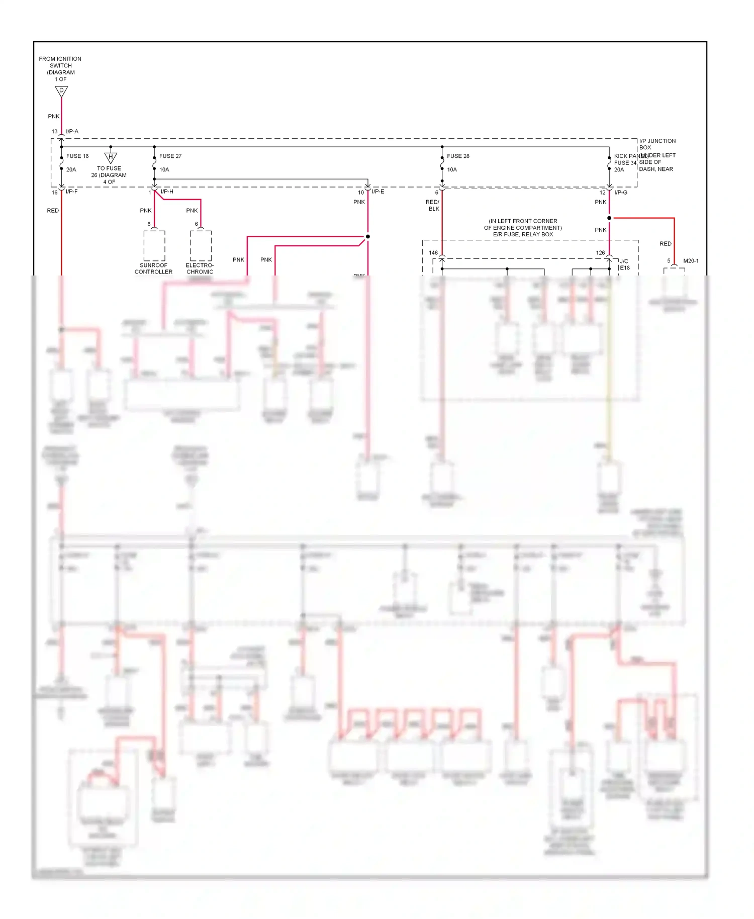 Wiring diagram stop lamp switch for Hyundai Tucson I (2004-2011) (4 of 4)