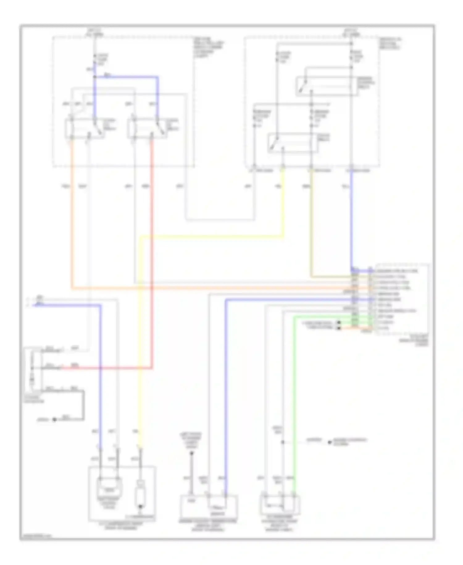 Tucson Hyundai II (2009-2015): Automatic a/c circuit (2 of 2)