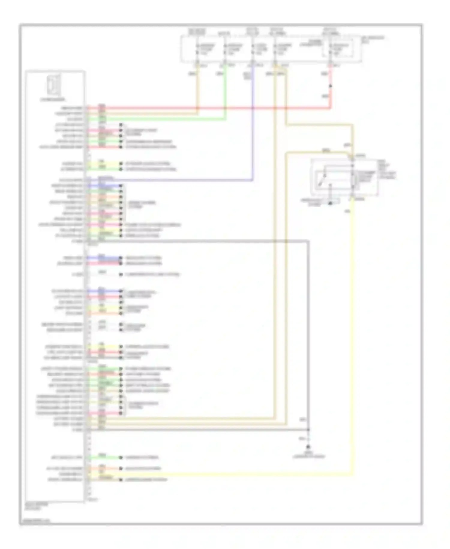 Tucson Hyundai II (2009-2015): Body control module circuit