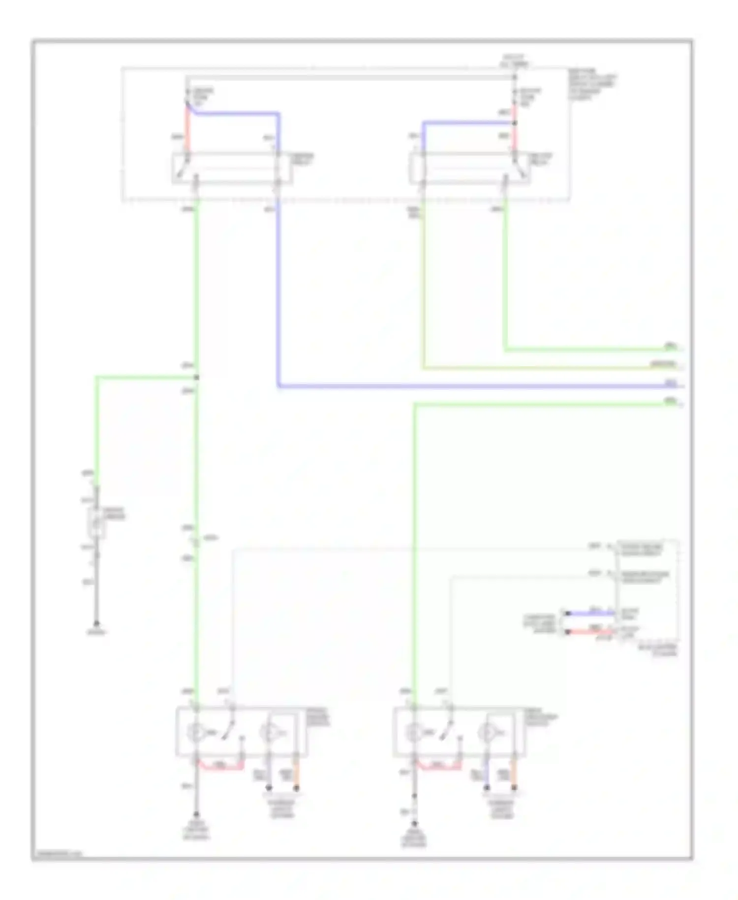 Tucson Hyundai II (2009-2015): Defoggers circuit (1 of 2)