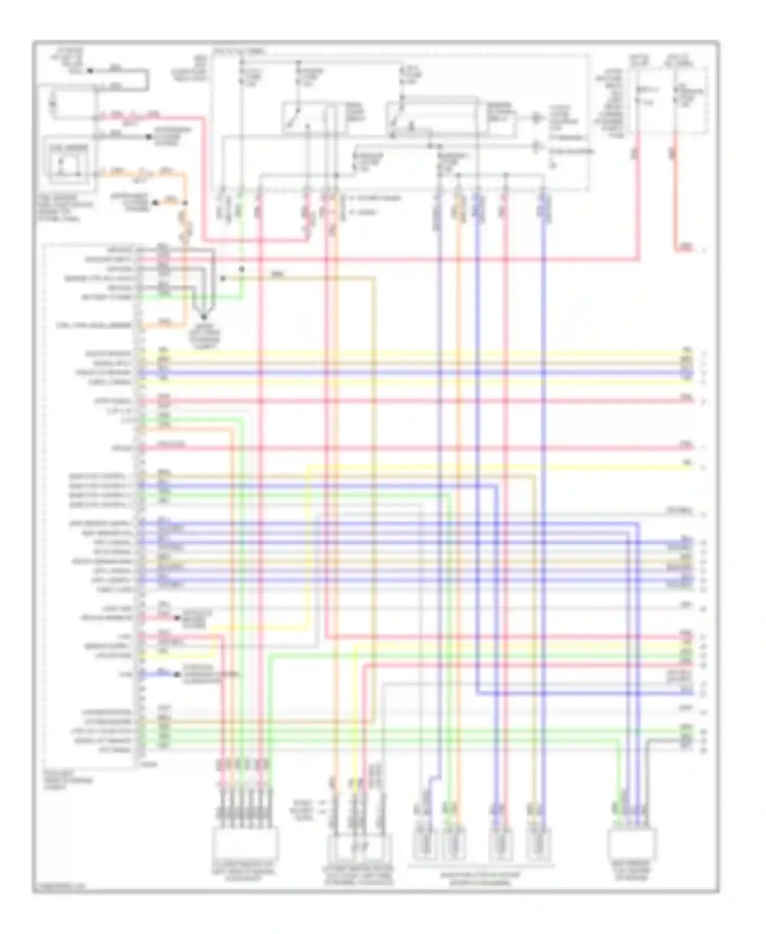 Tucson Hyundai II (2009-2015): Wiring diagram engine performance 2.4l (1 of 5)