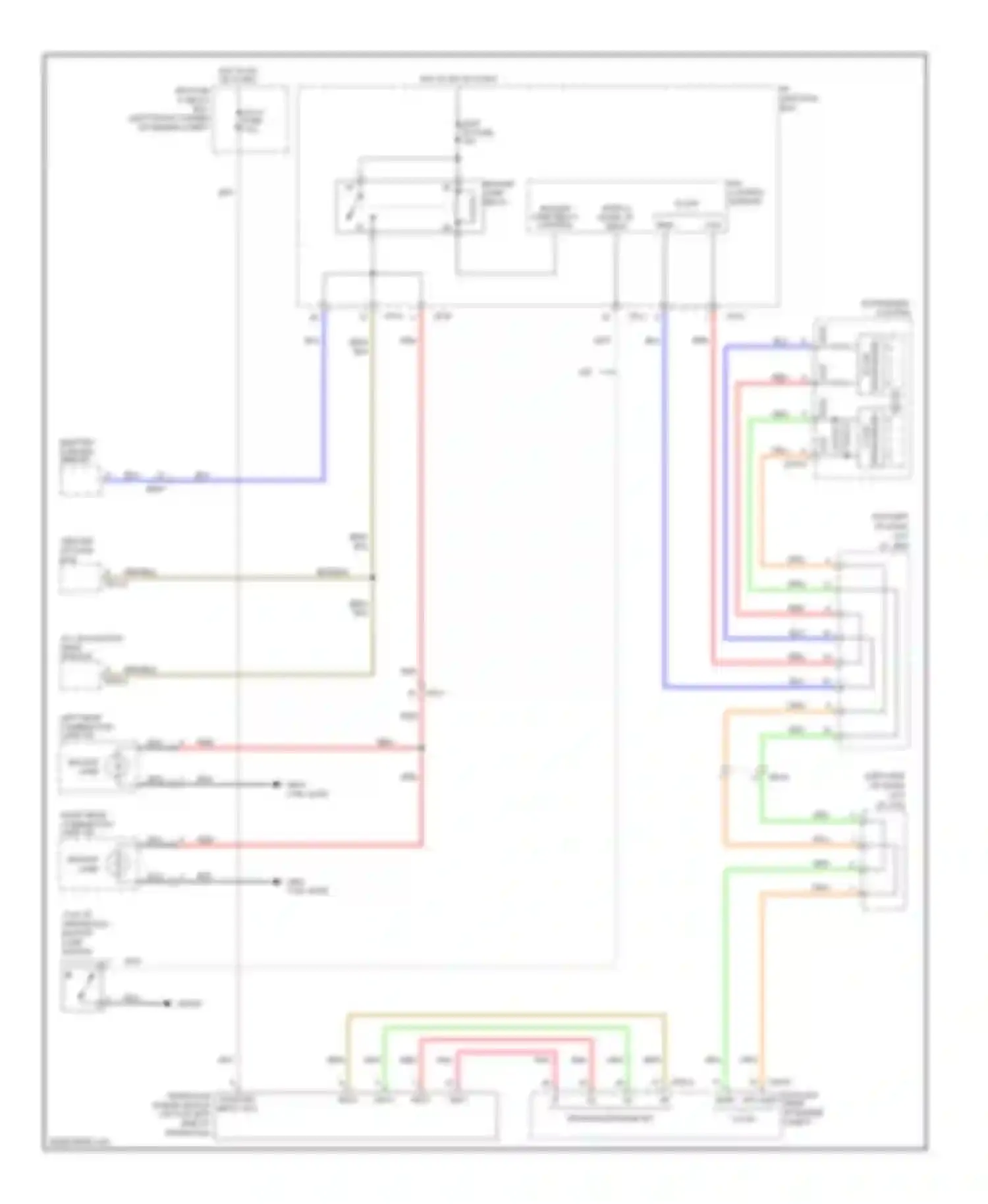 Tucson Hyundai II (2009-2015): Backup lamps circuit