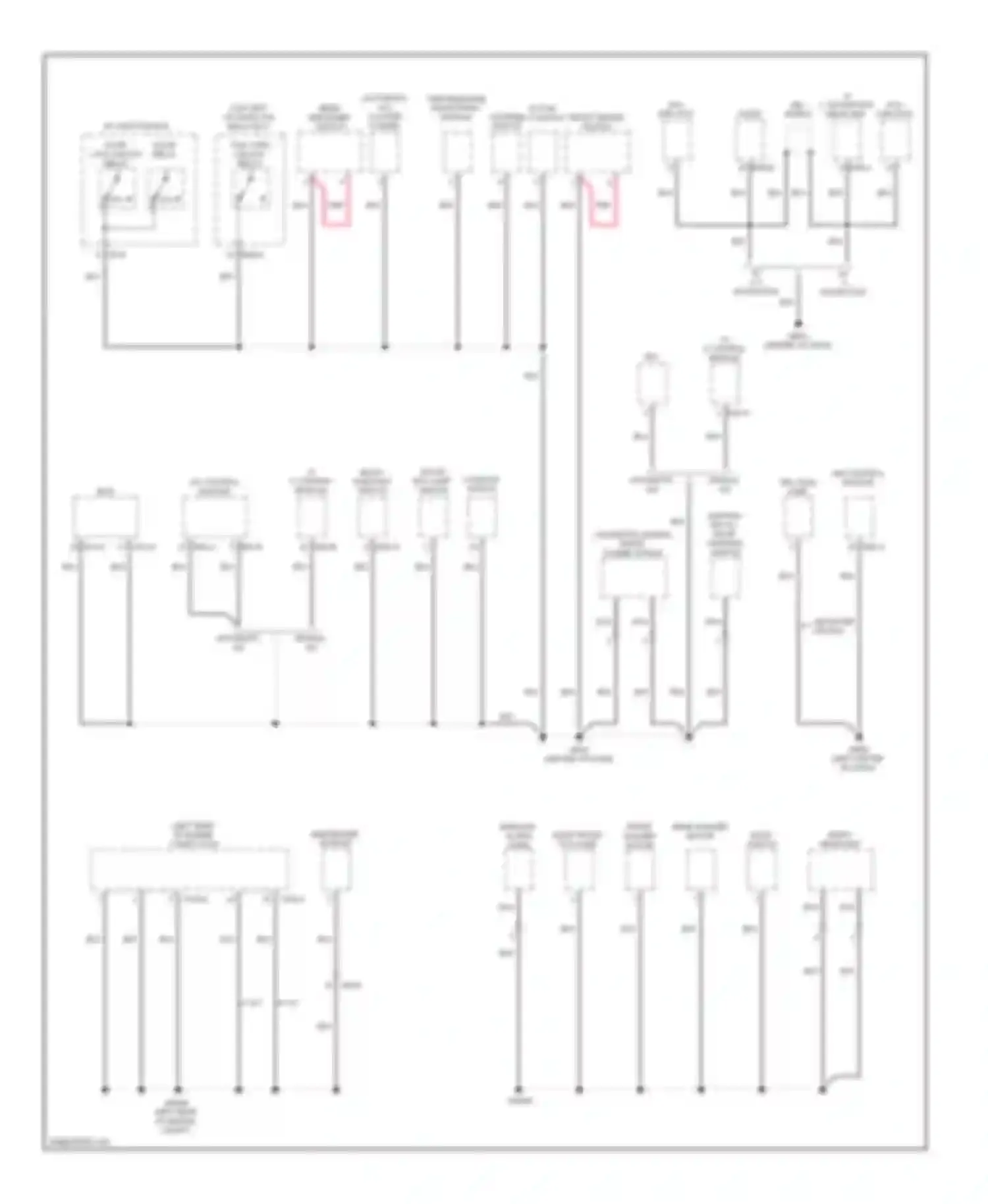 Tucson Hyundai II (2009-2015): Ground distribution circuit (2 of 4)