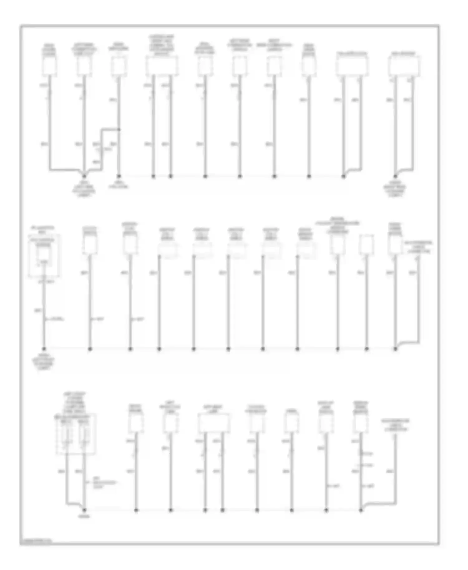 Tucson Hyundai II (2009-2015): Ground distribution circuit (4 of 4)