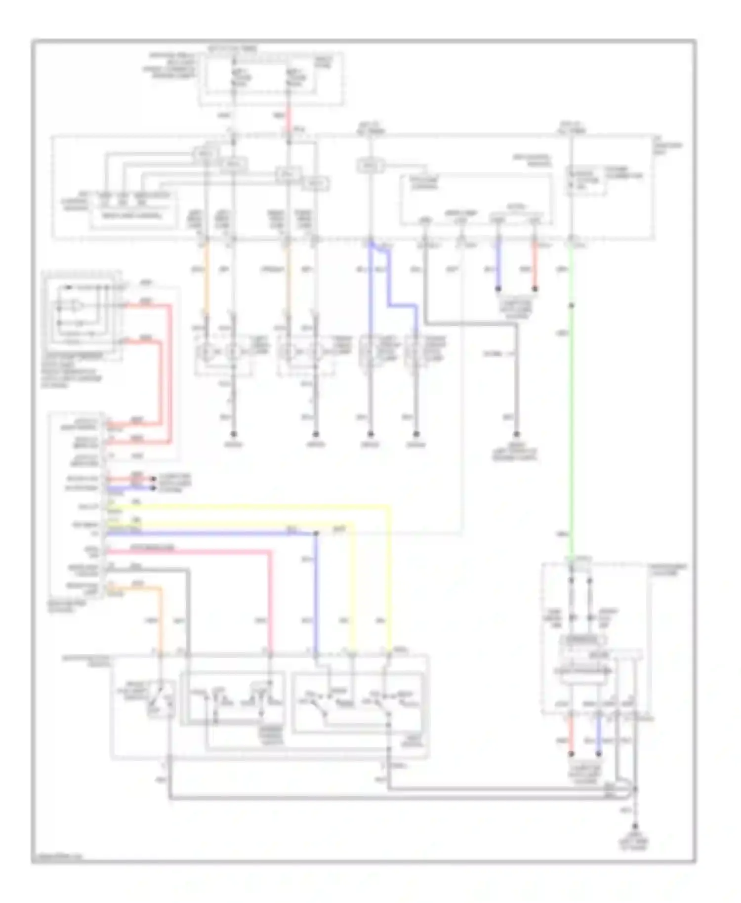 Tucson Hyundai II (2009-2015): Headlights circuit