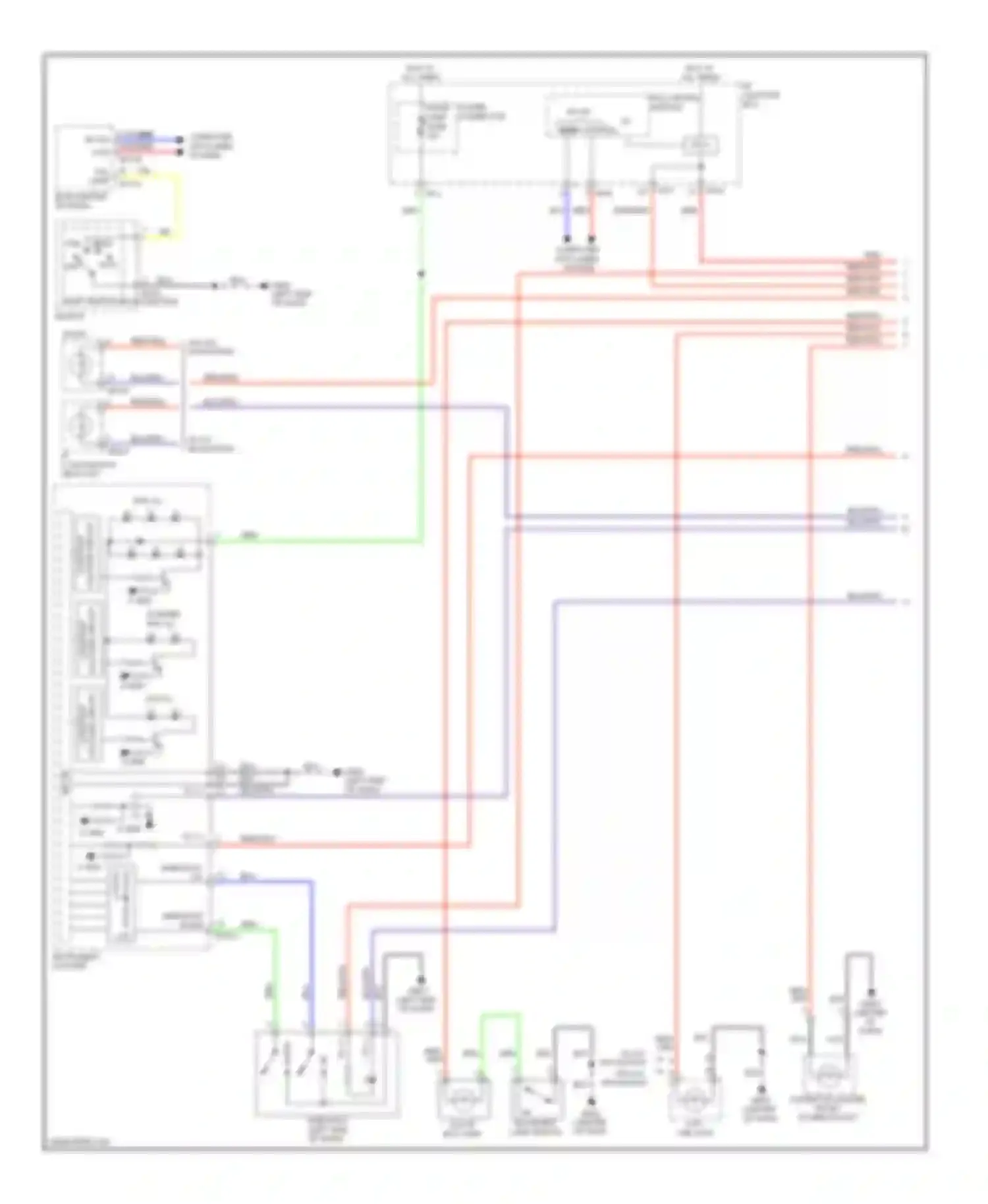Tucson Hyundai II (2009-2015): Instrument illumination circuit (1 of 2)