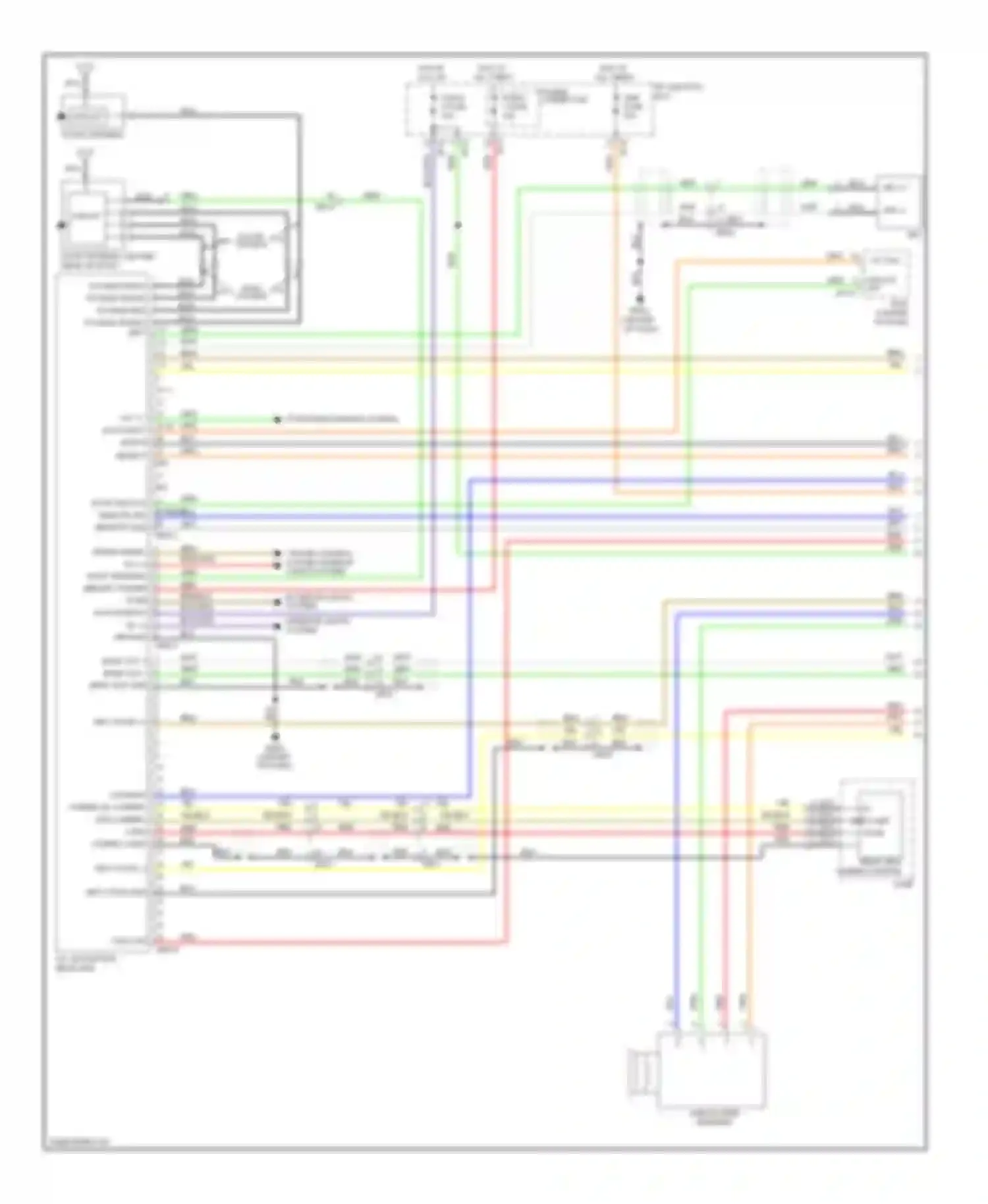 Tucson Hyundai II (2009-2015): Navigation circuit (1 of 2)