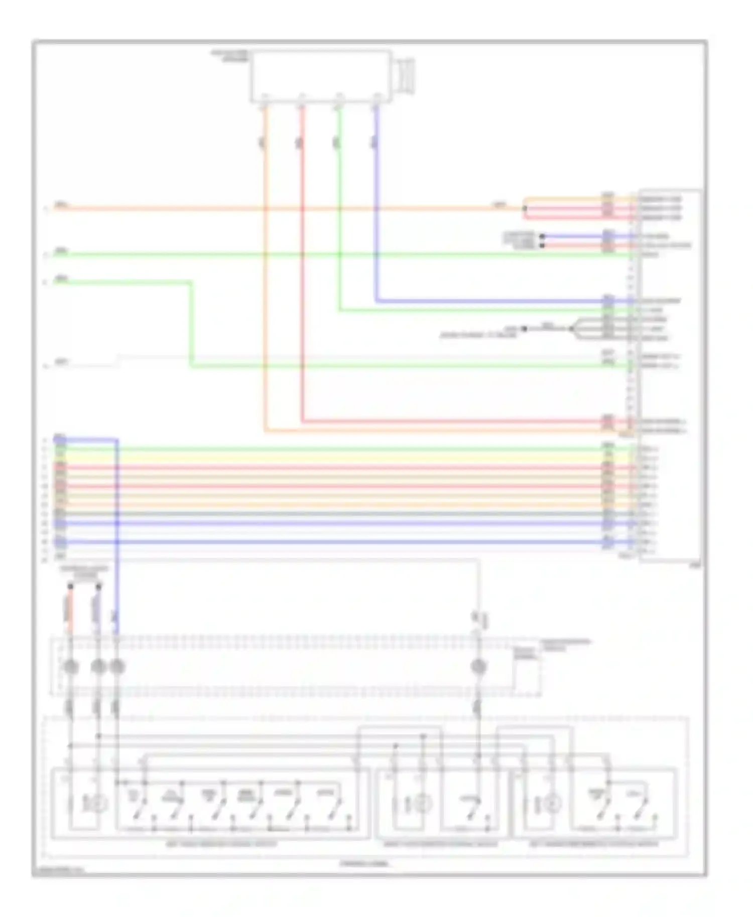 Tucson Hyundai II (2009-2015): Radio circuit, with amplifier (2 of 2)