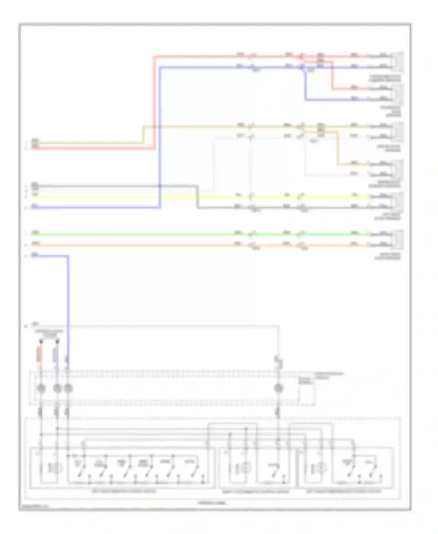 Tucson Hyundai II (2009-2015): Radio circuit, without amplifier (2 of 2)