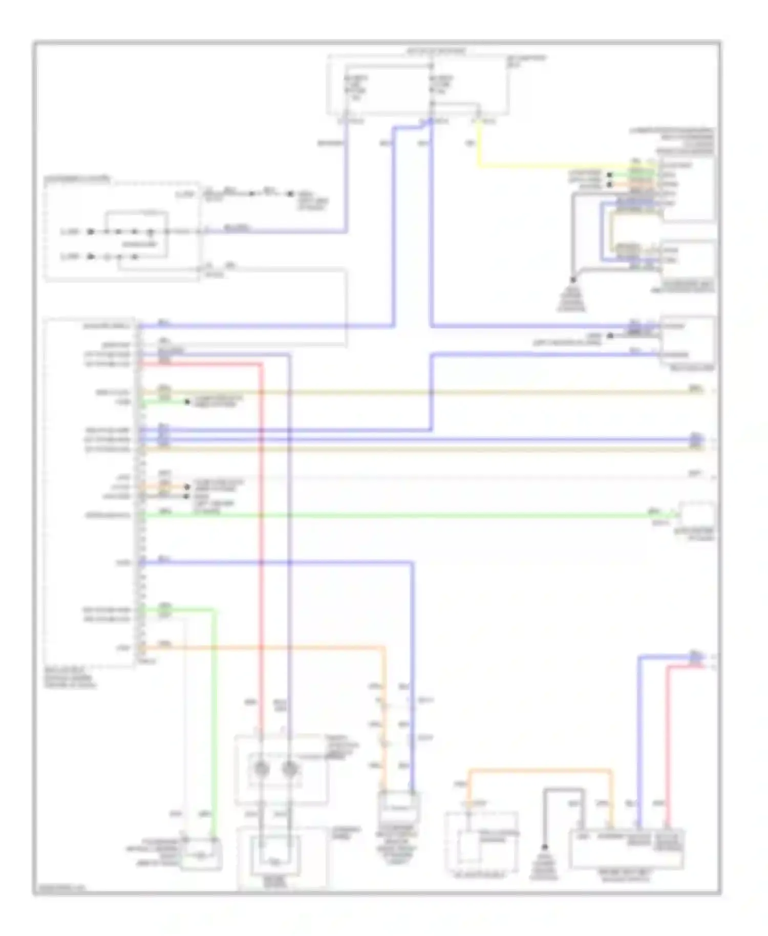 Tucson Hyundai II (2009-2015): Supplemental restraints circuit (1 of 2)