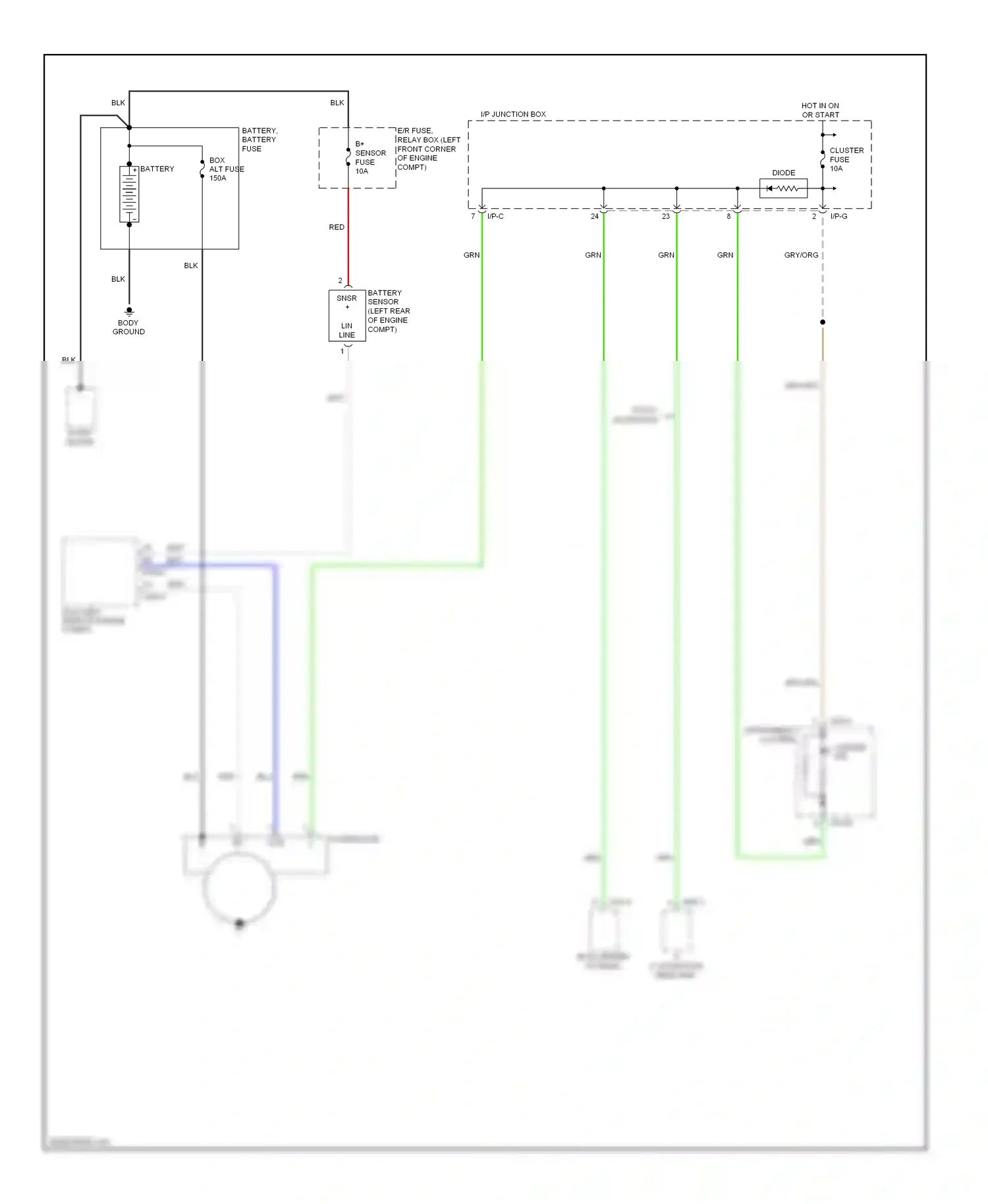 Wiring diagram com fr for Hyundai Tucson II (2009-2015) (1 of 1)