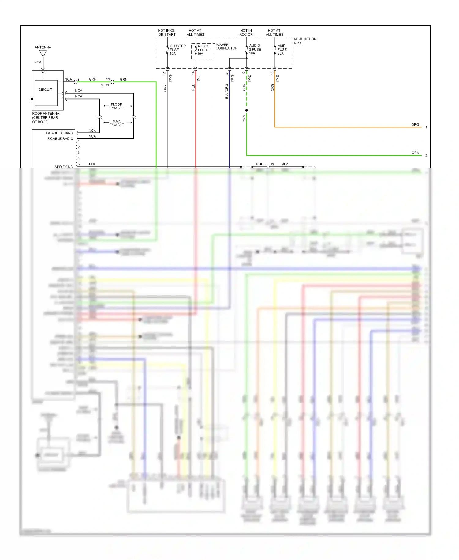 Wiring diagram computer data lines system for Hyundai Tucson II (2009-2015) (18 of 27)