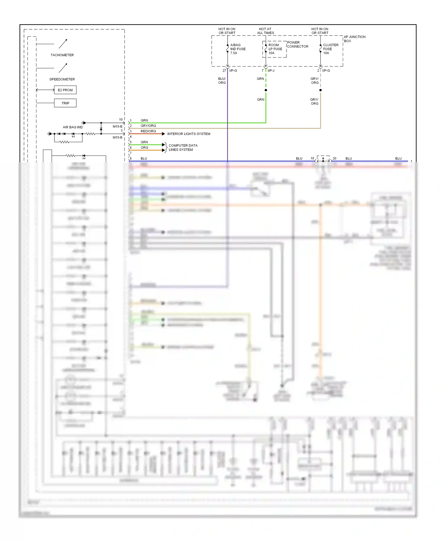 Wiring diagram engine controls system for Hyundai Tucson II (2009-2015) (3 of 4)