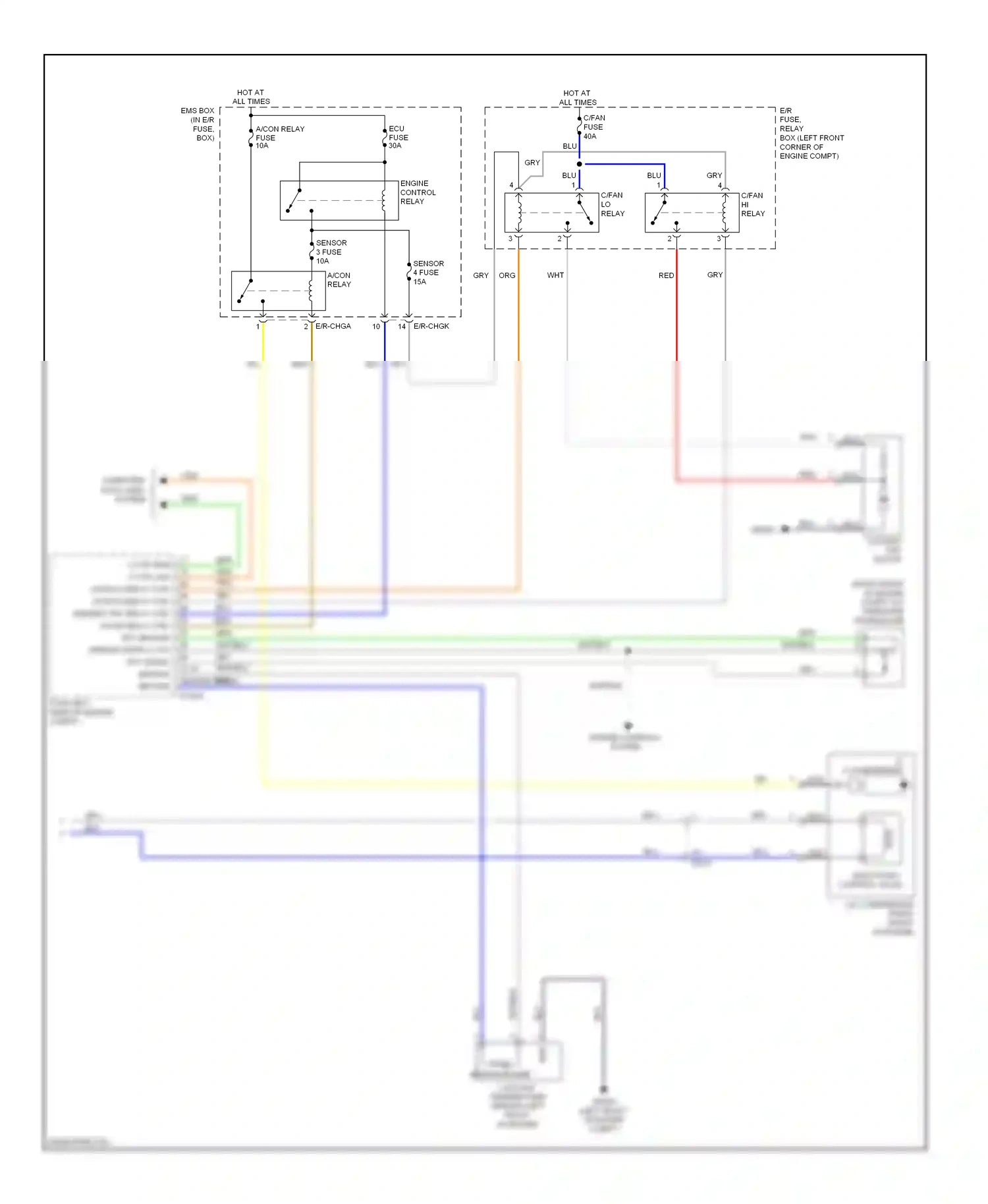 Wiring diagram engine controls system for Hyundai Tucson II (2009-2015) (4 of 4)