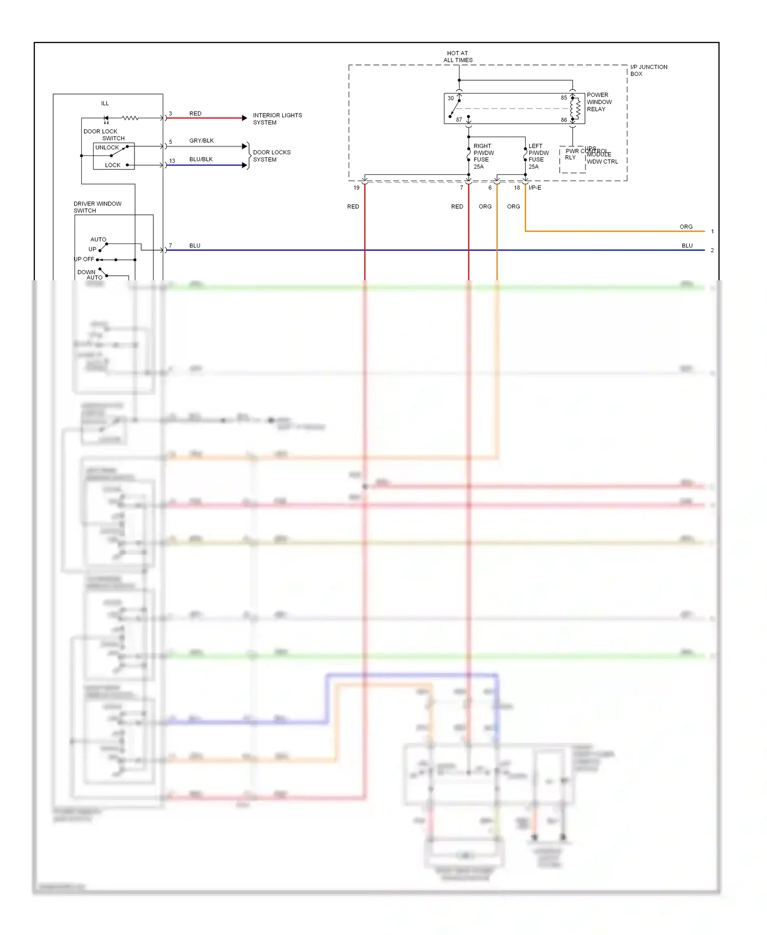 Wiring diagram i/p-e for Hyundai Tucson II (2009-2015) (13 of 17)