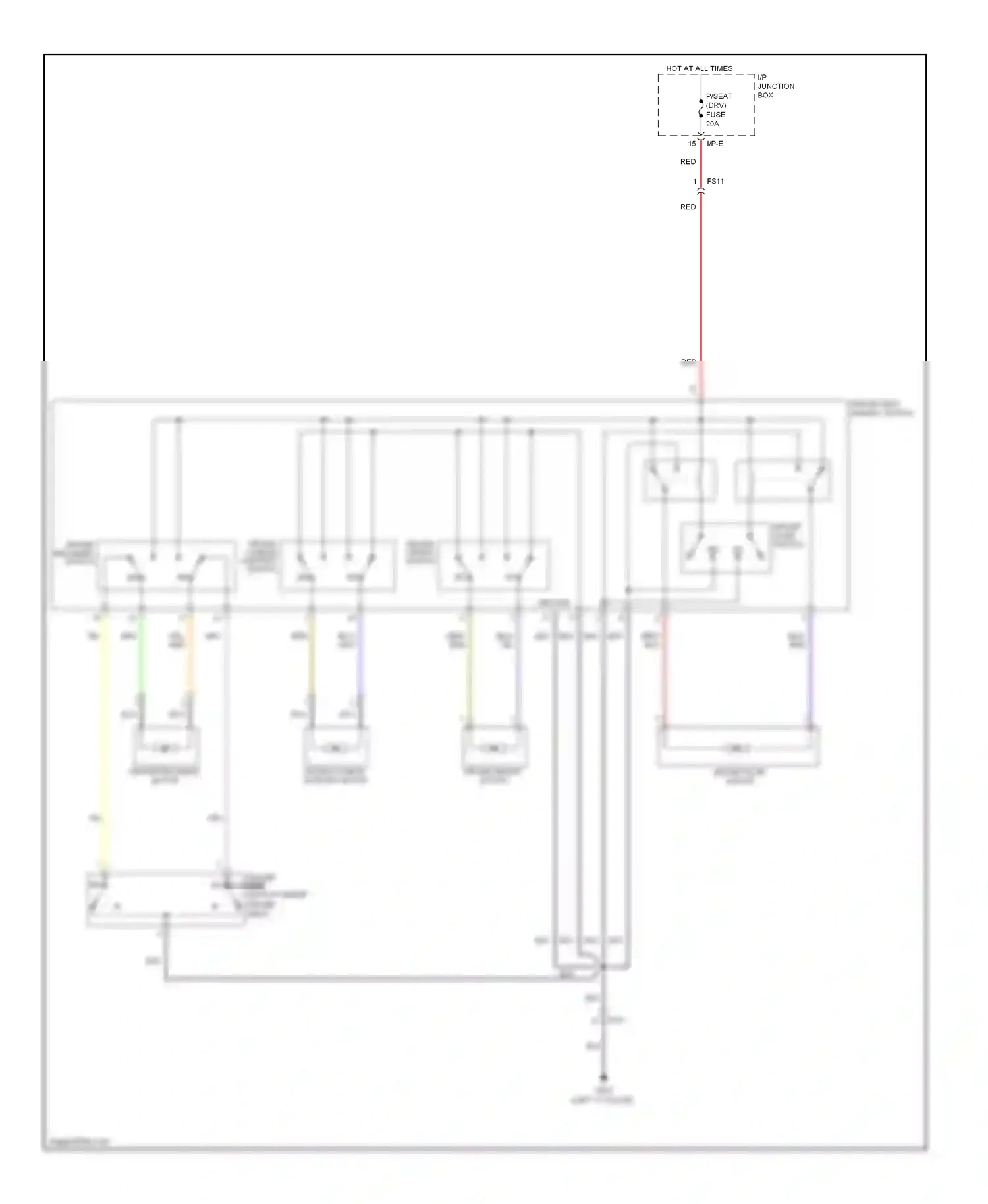 Wiring diagram i/p-e for Hyundai Tucson II (2009-2015) (3 of 17)