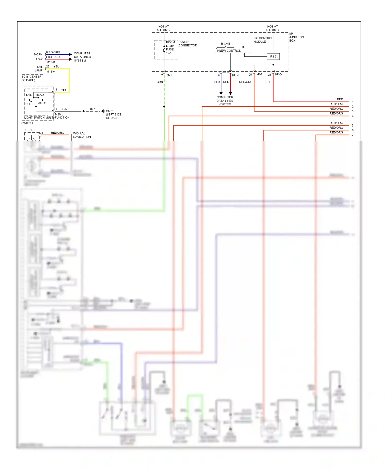 Wiring diagram ips control module for Hyundai Tucson II (2009-2015) (13 of 22)