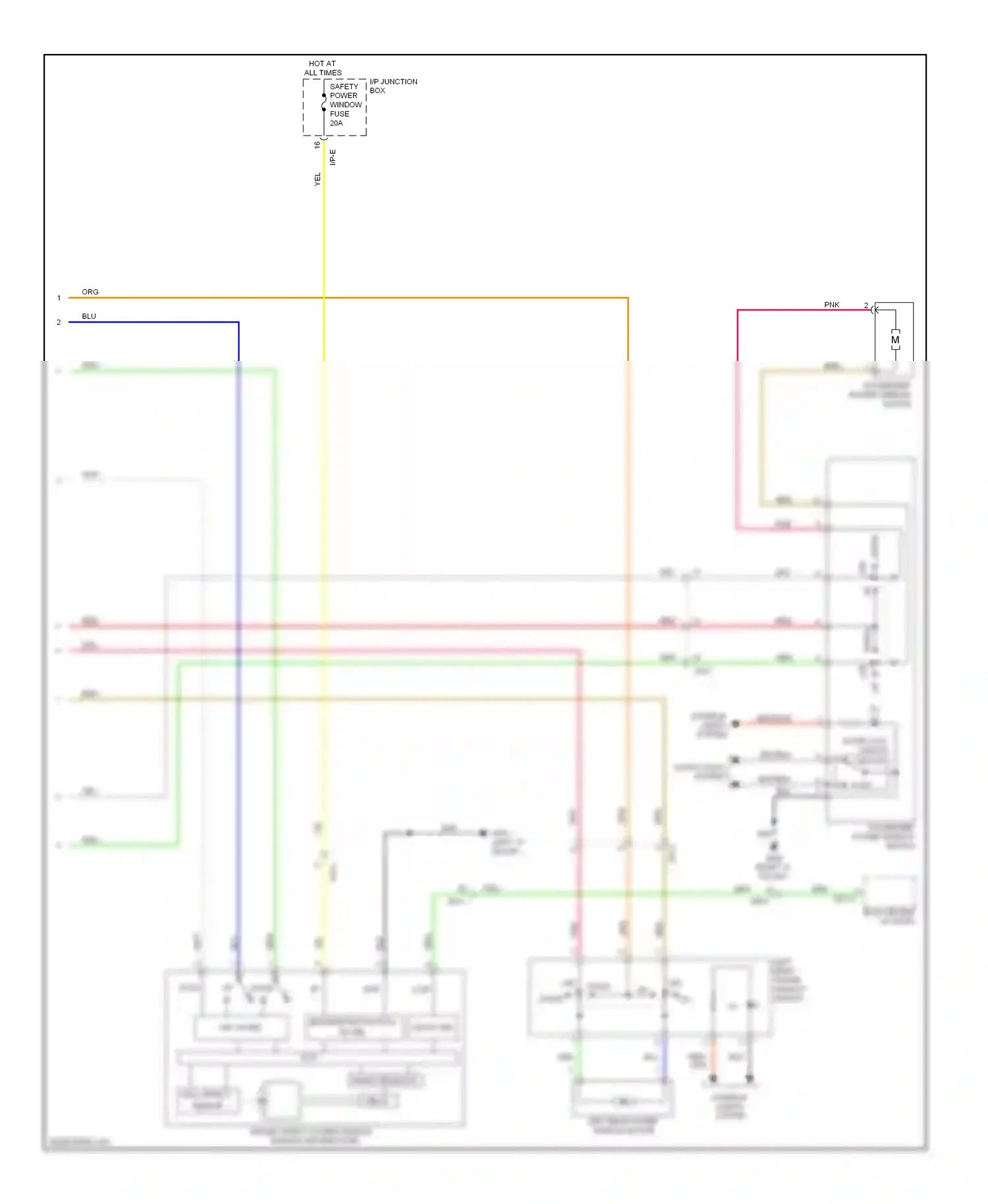 Wiring diagram off down down for Hyundai Tucson II (2009-2015) (1 of 1)
