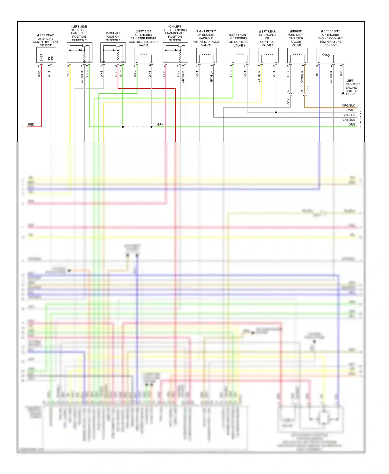 Wiring diagram pcsv control for Hyundai Tucson II (2009-2015) (1 of 2)