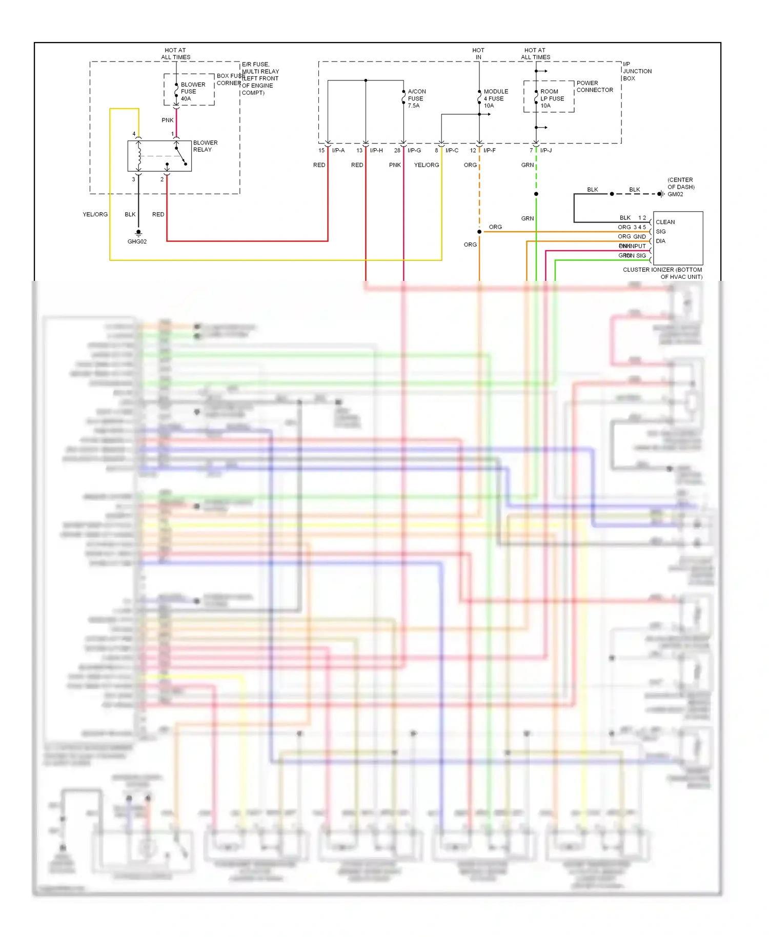 Wiring diagram sensor ground for Hyundai Tucson II (2009-2015) (1 of 1)