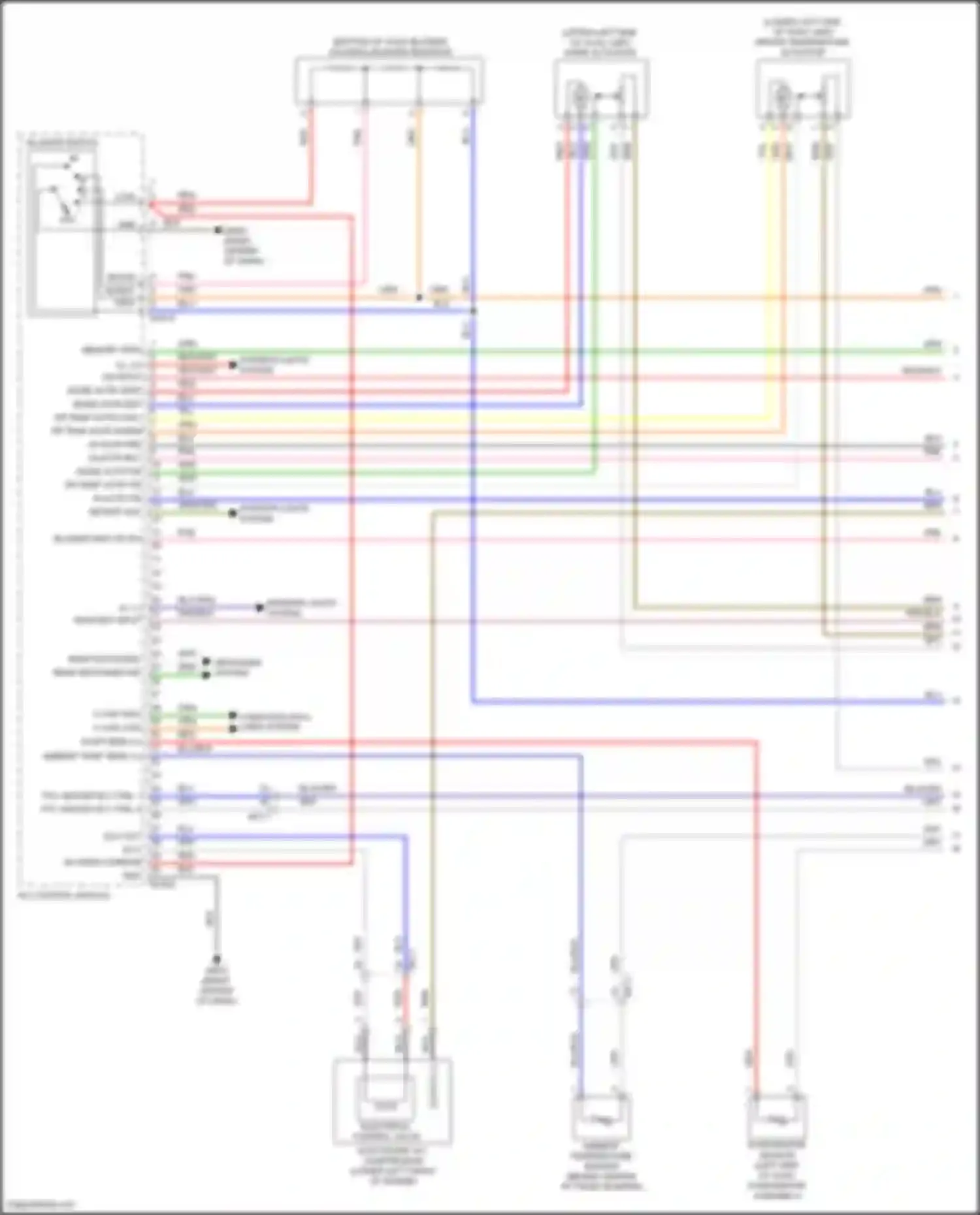 Tucson Hyundai III facelift (2018-2021): Manual a/c circuit (1 of 3)