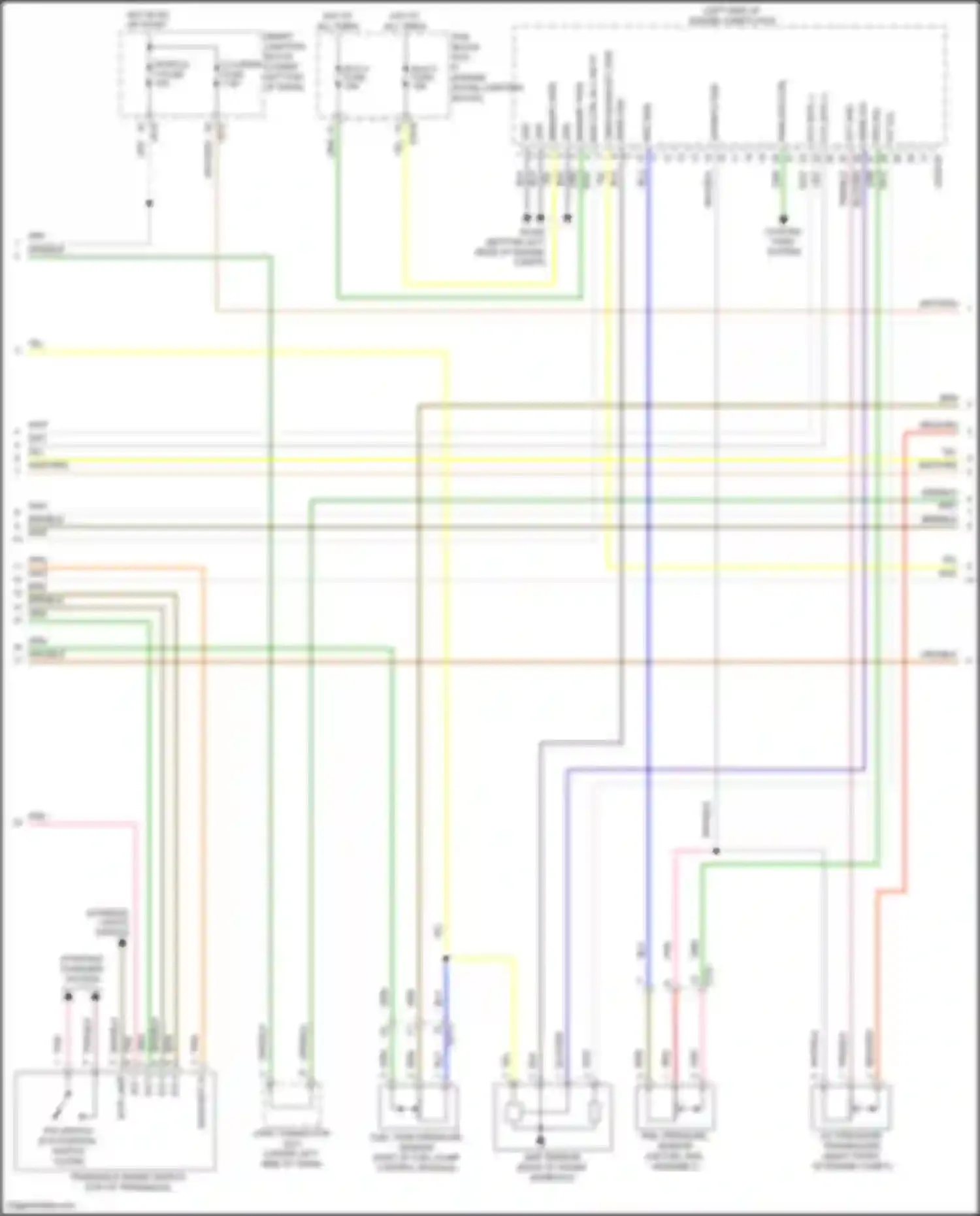 Tucson Hyundai III facelift (2018-2021): Wiring diagram engine performance 2.0l (4 of 6)