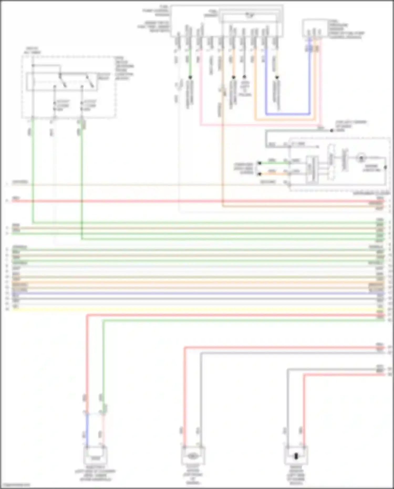 Tucson Hyundai III facelift (2018-2021): Wiring diagram engine performance 2.4l (3 of 7)