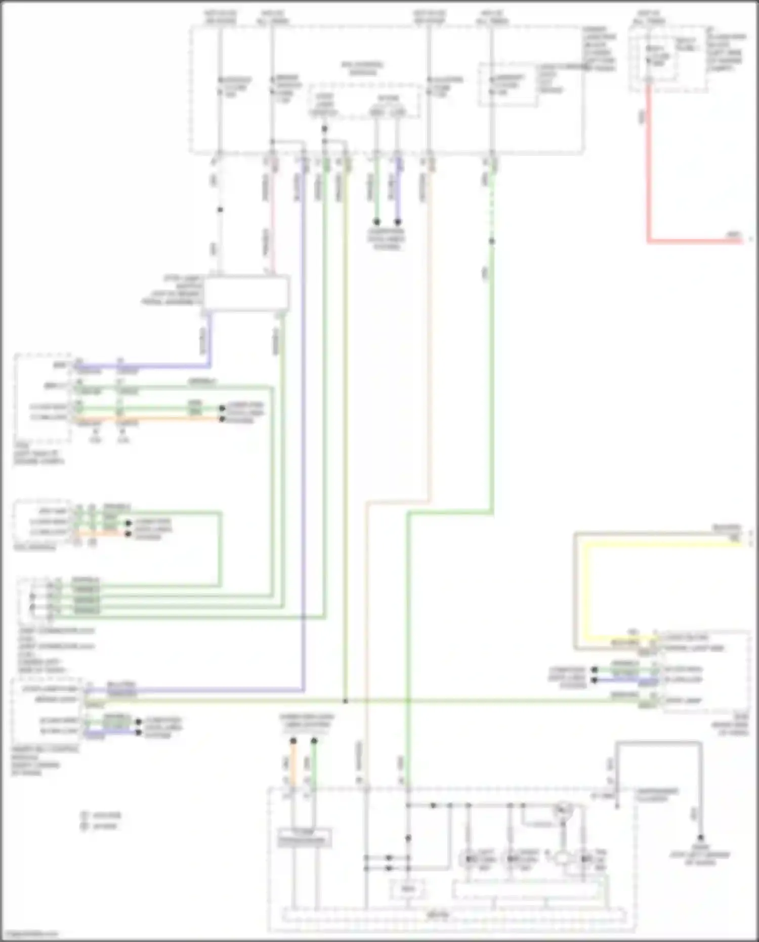 Tucson Hyundai III facelift (2018-2021): 2.4l, exterior lamps circuit (1 of 4)