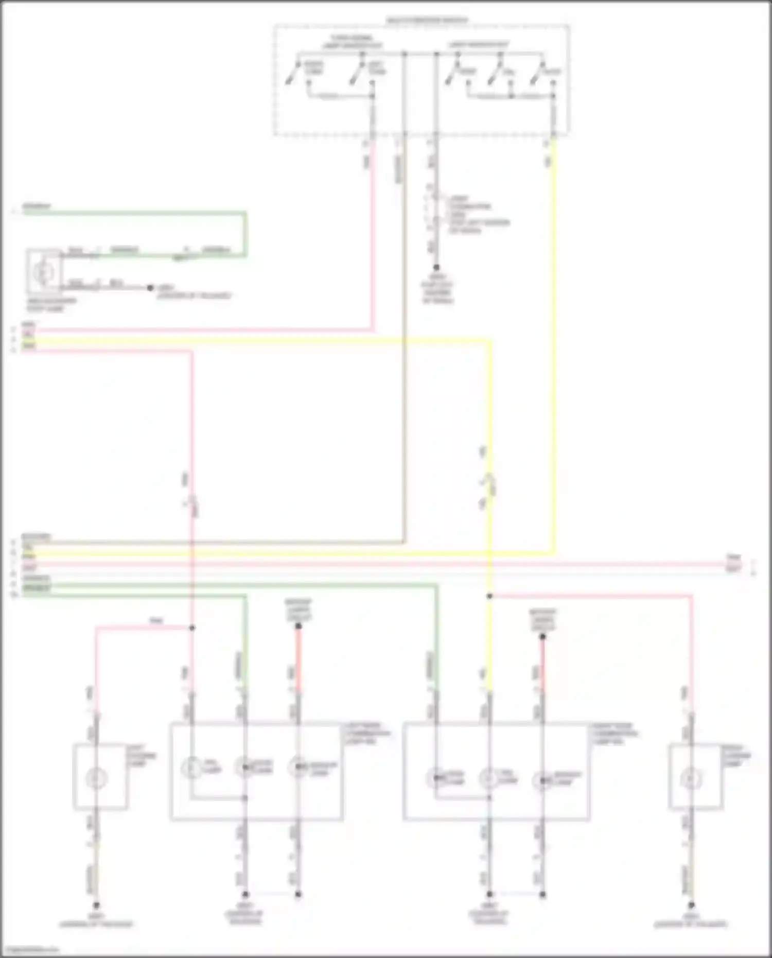 Tucson Hyundai III facelift (2018-2021): 2.4l, exterior lamps circuit (3 of 4)