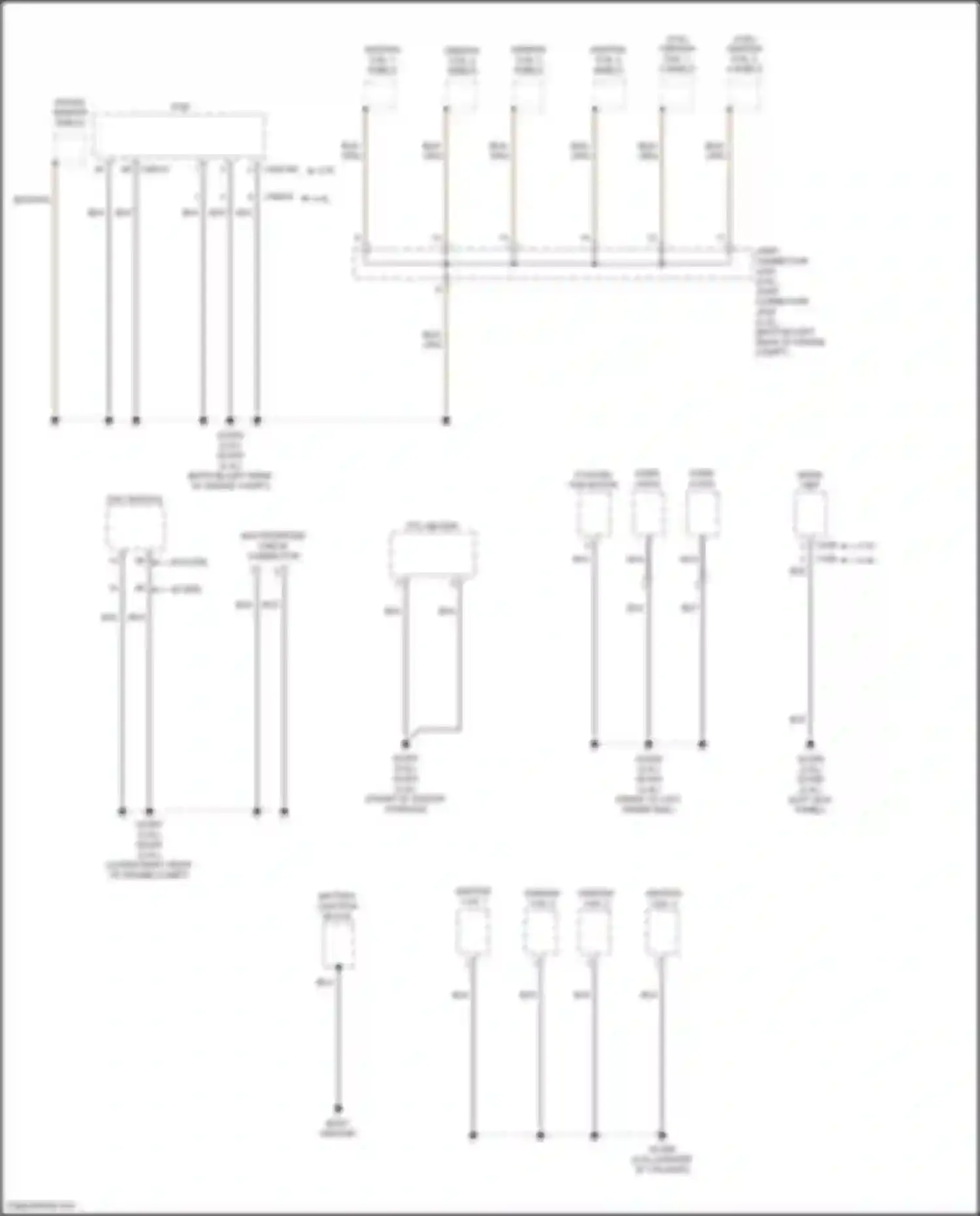Tucson Hyundai III facelift (2018-2021): Ground distribution circuit (5 of 5)