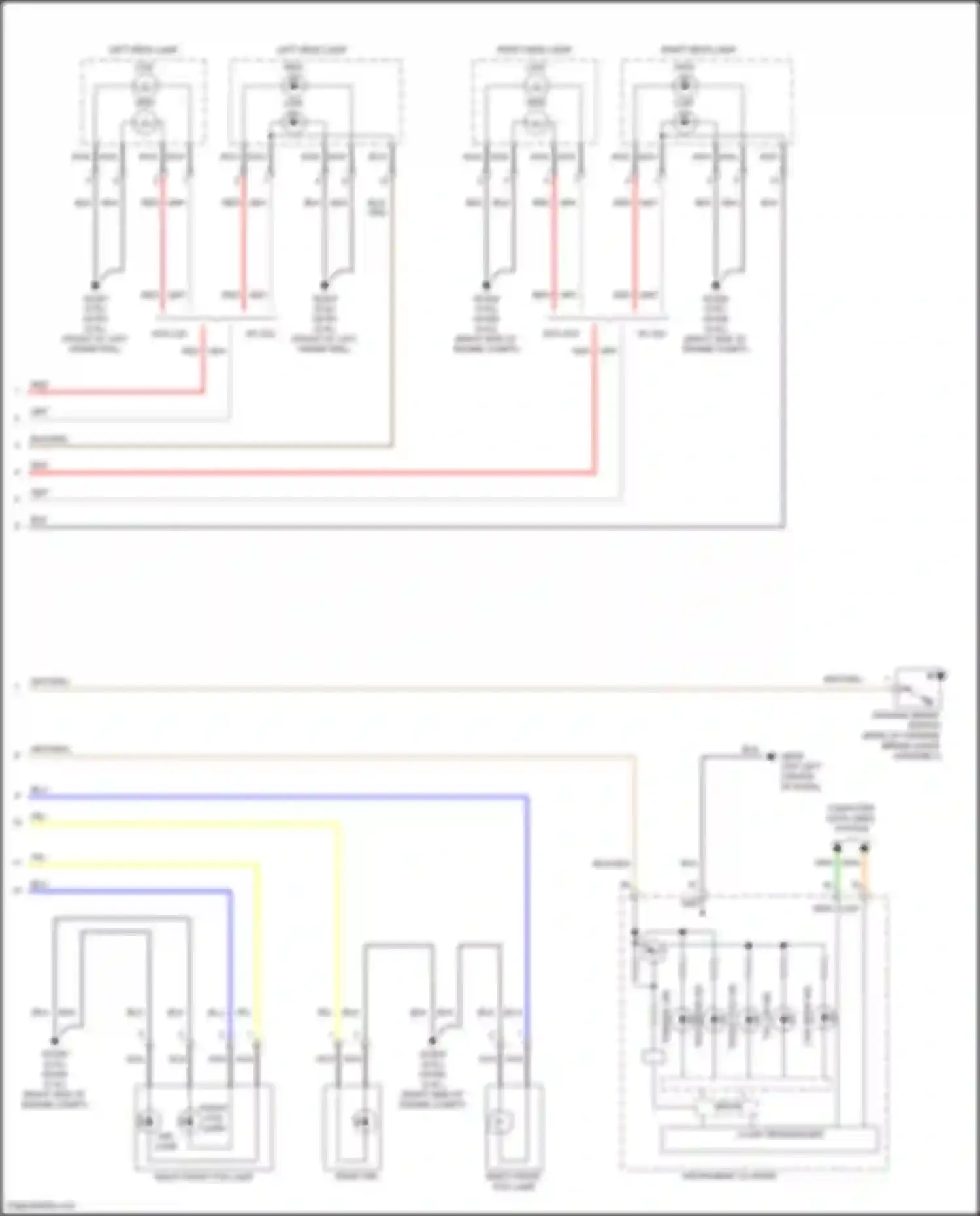 Tucson Hyundai III facelift (2018-2021): Autolamps circuit (2 of 2)