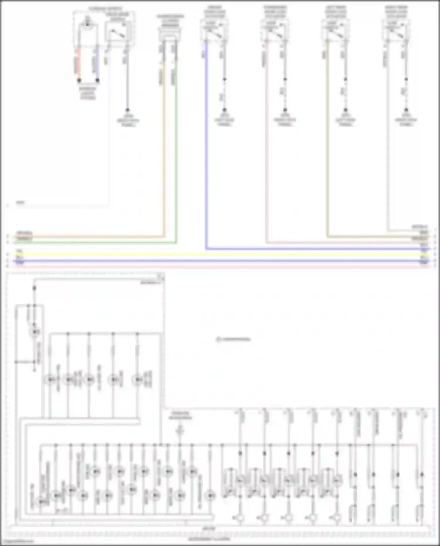 Tucson Hyundai III facelift (2018-2021): Instrument cluster circuit (2 of 3)