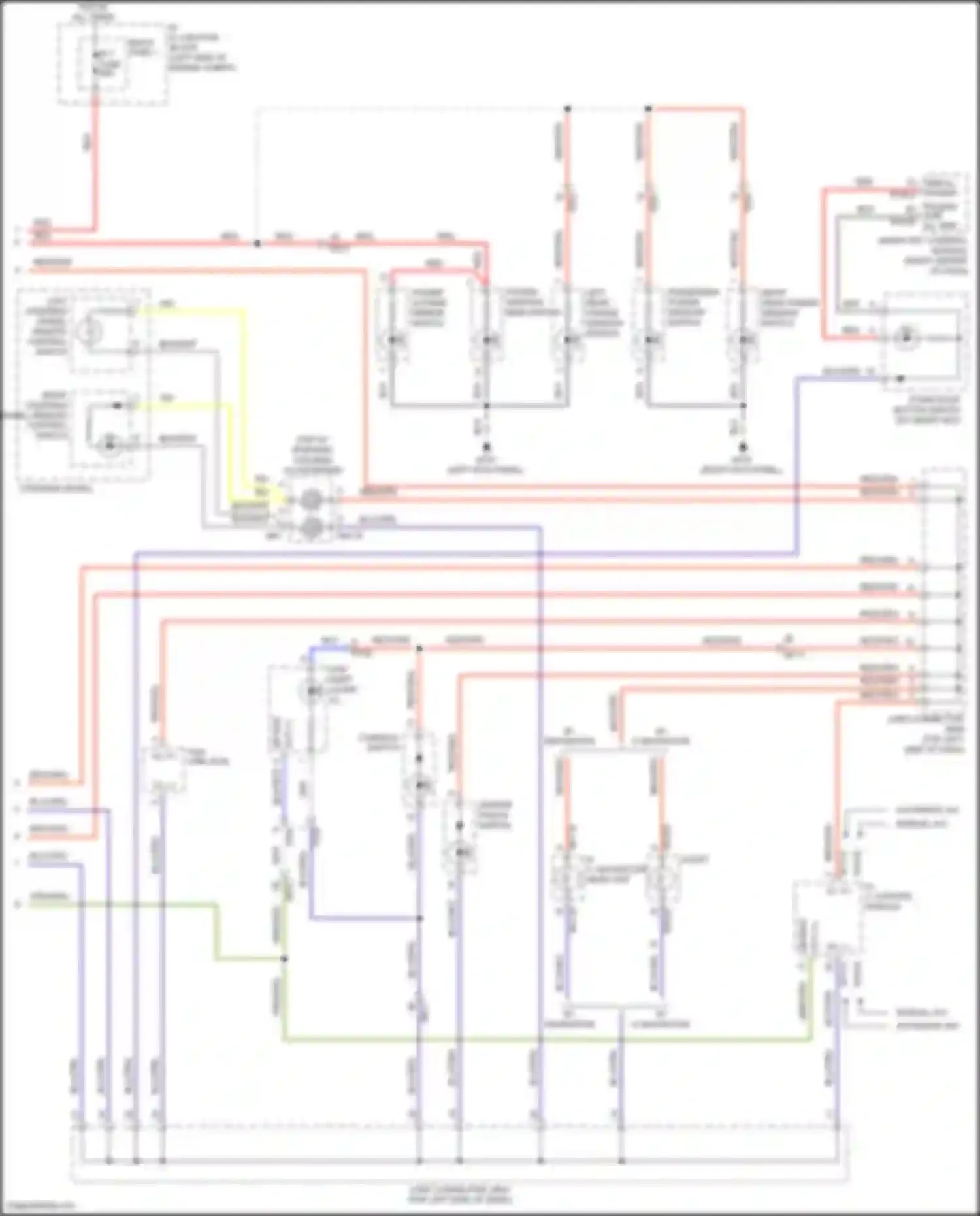 Tucson Hyundai III facelift (2018-2021): Instrument illumination circuit (2 of 2)