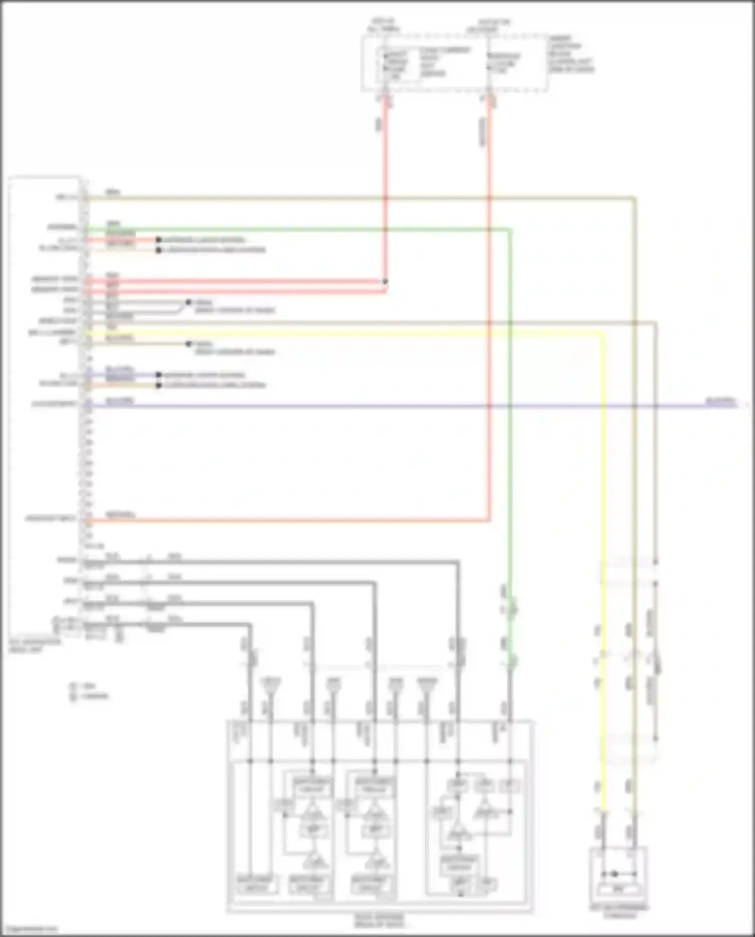 Tucson Hyundai III facelift (2018-2021): Radio circuit, w/ navigation & amplifier (1 of 4)