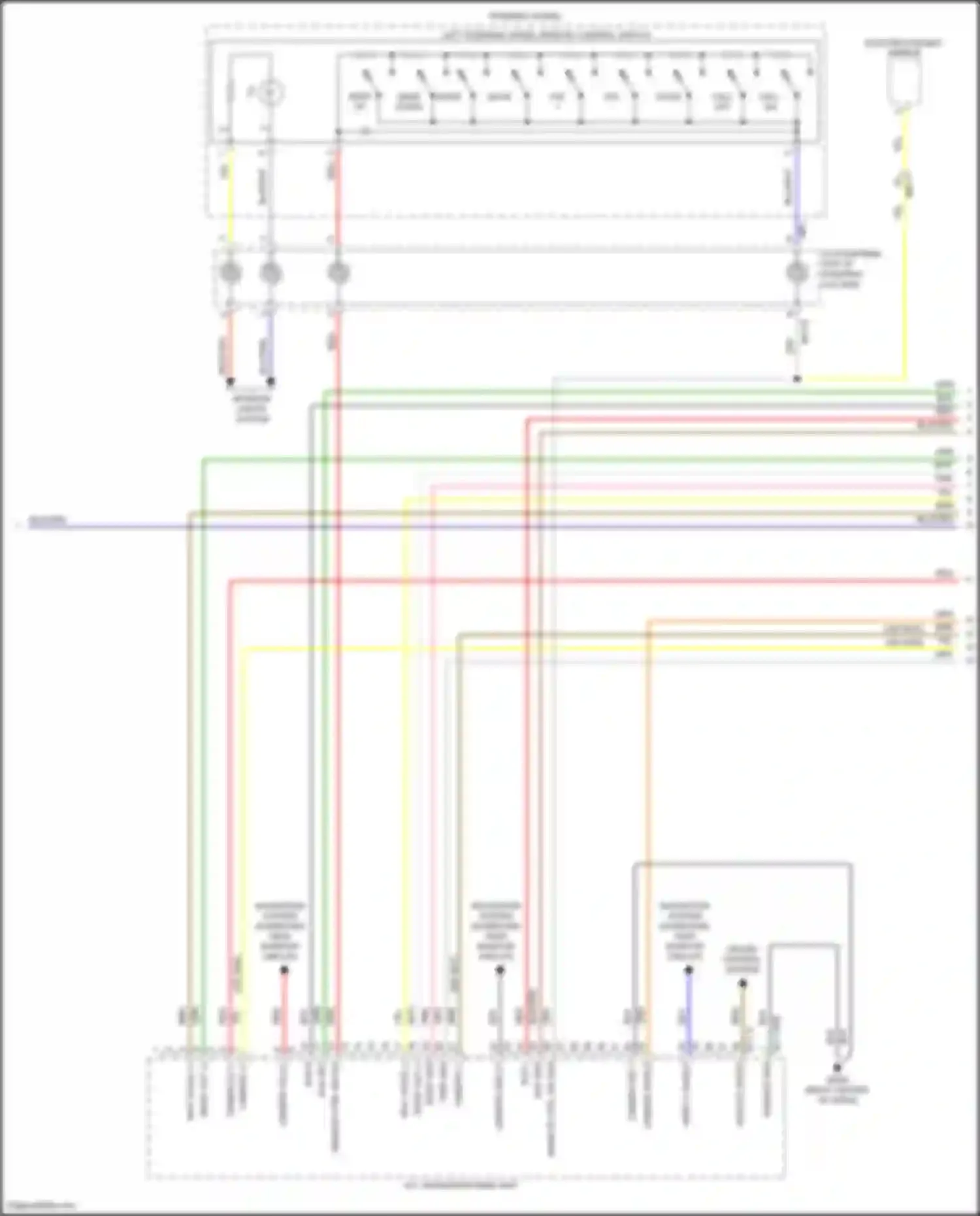 Tucson Hyundai III facelift (2018-2021): Radio circuit, w/ navigation & amplifier (2 of 4)